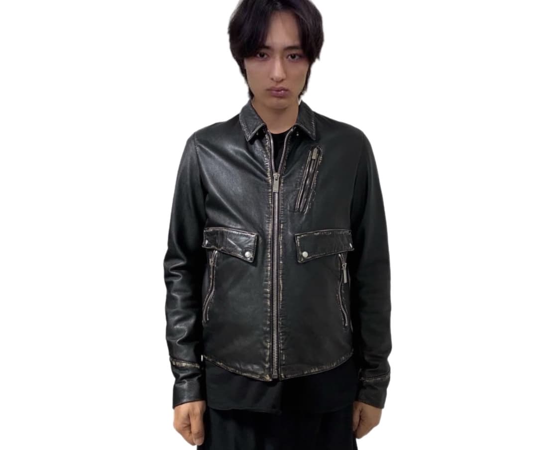 The Kooples 소가죽 레더 자켓 상품이미지1