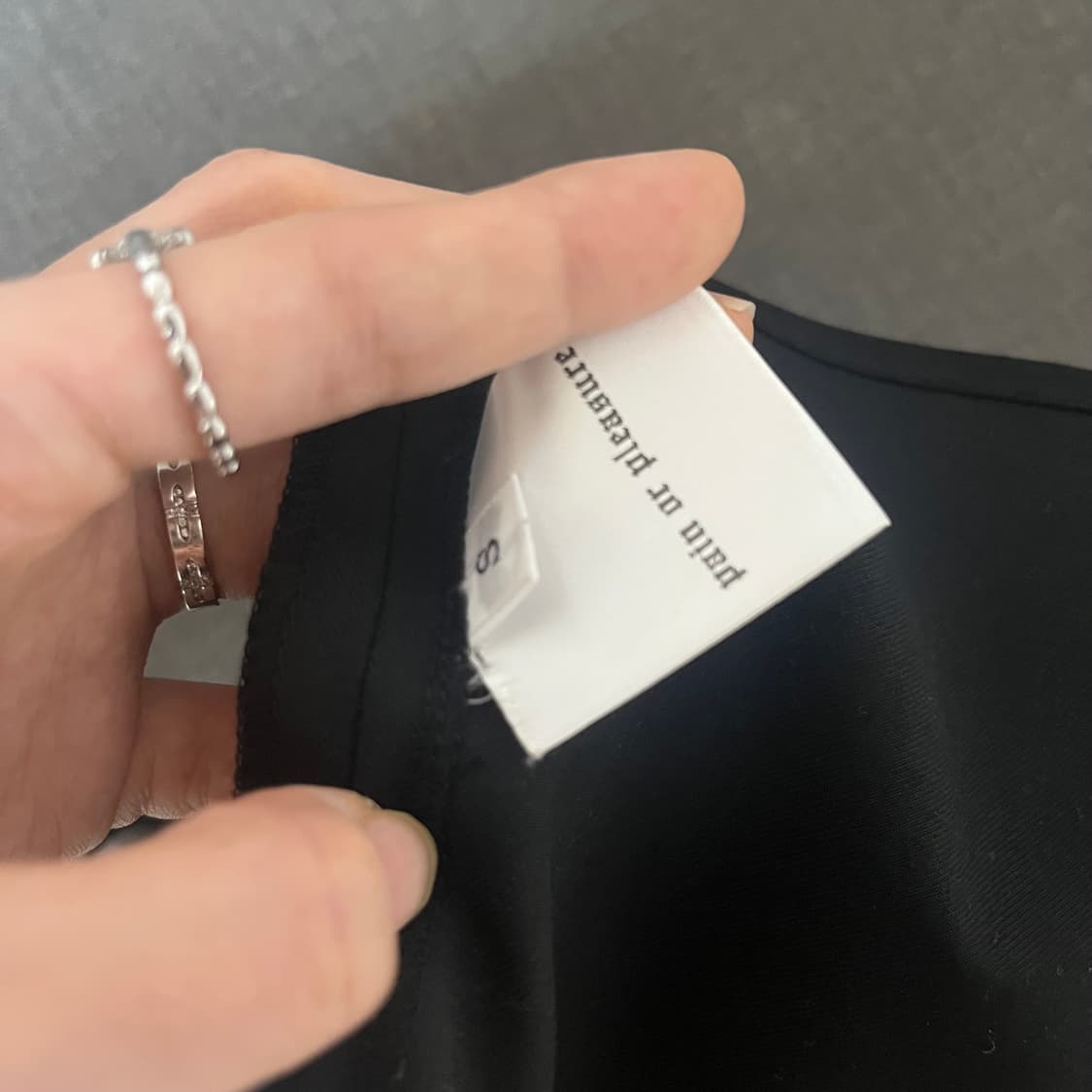 페인오어플레져 heart belted 하트 벨트 스커트 블랙 S 상품이미지2