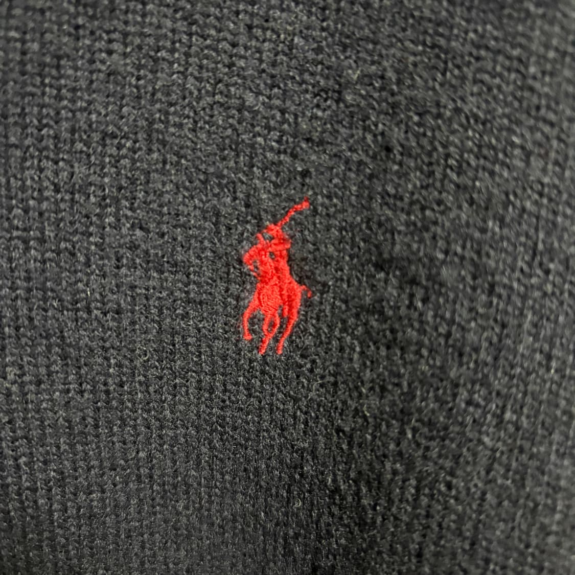 폴로 랄프로렌 램스울 V넥 니트 / 네이비, XL 상품이미지5