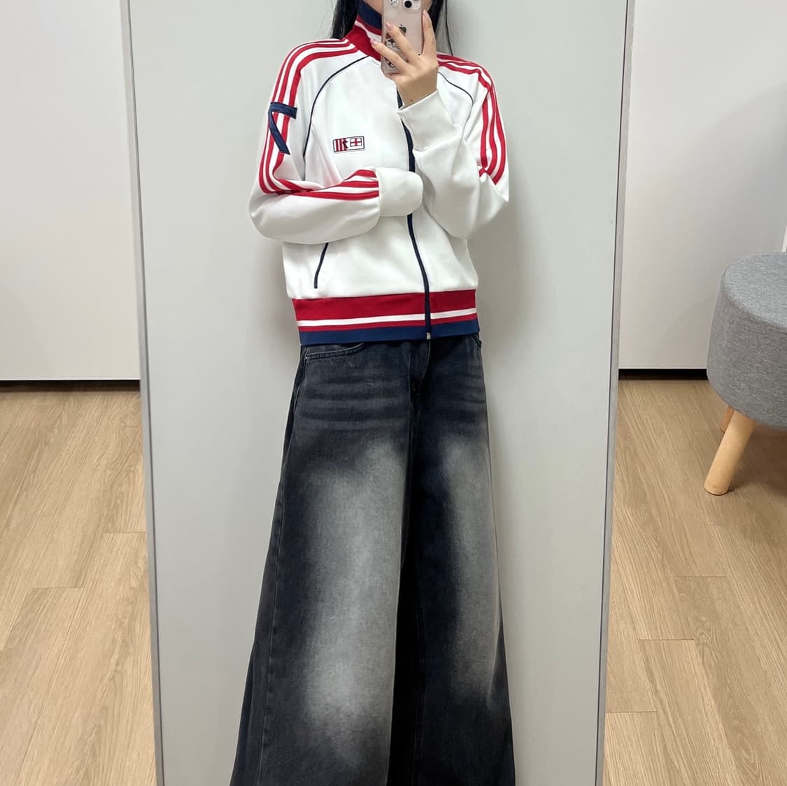 아디다스 잉글랜드 국대 화이트 레드 트랙탑 져지 상품이미지2