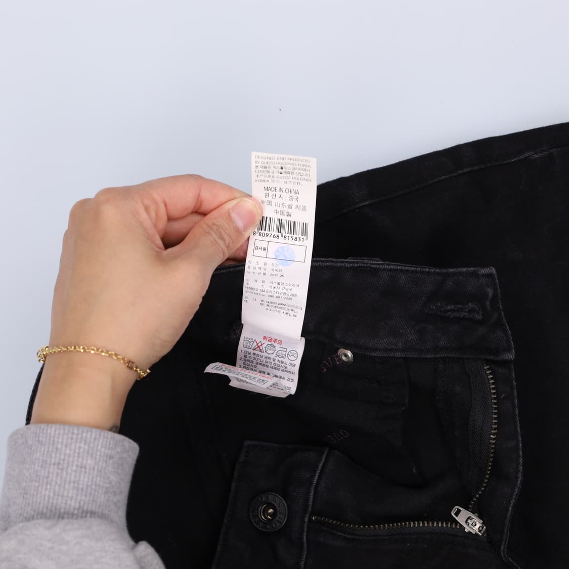 72(29) 게스 여성 흑청 데님팬츠 0421H1 상품이미지6