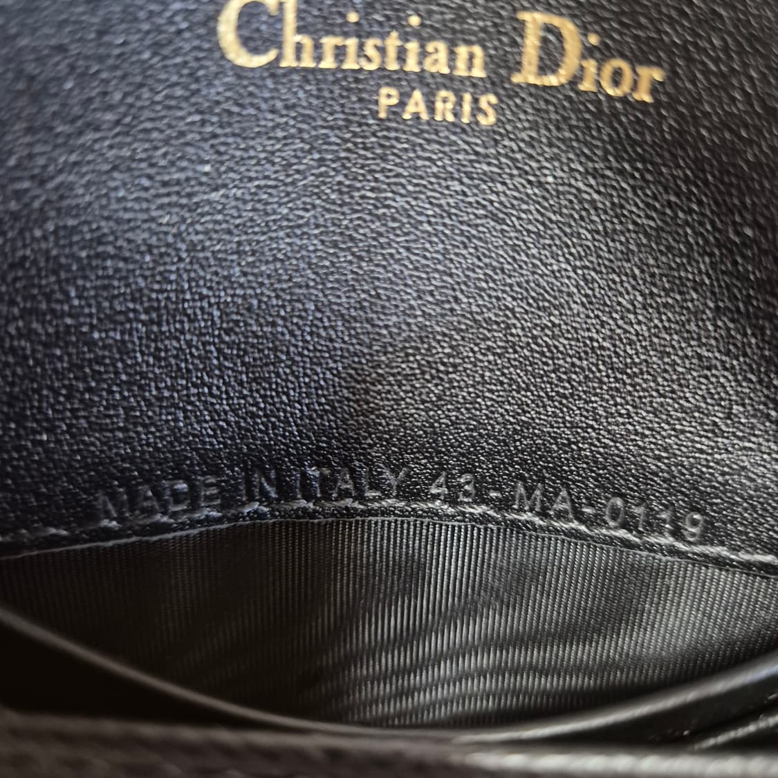 (정품) 디올 고트스킨 로터스 새들 반지갑 (카드지갑 여성 명품) 상품이미지3