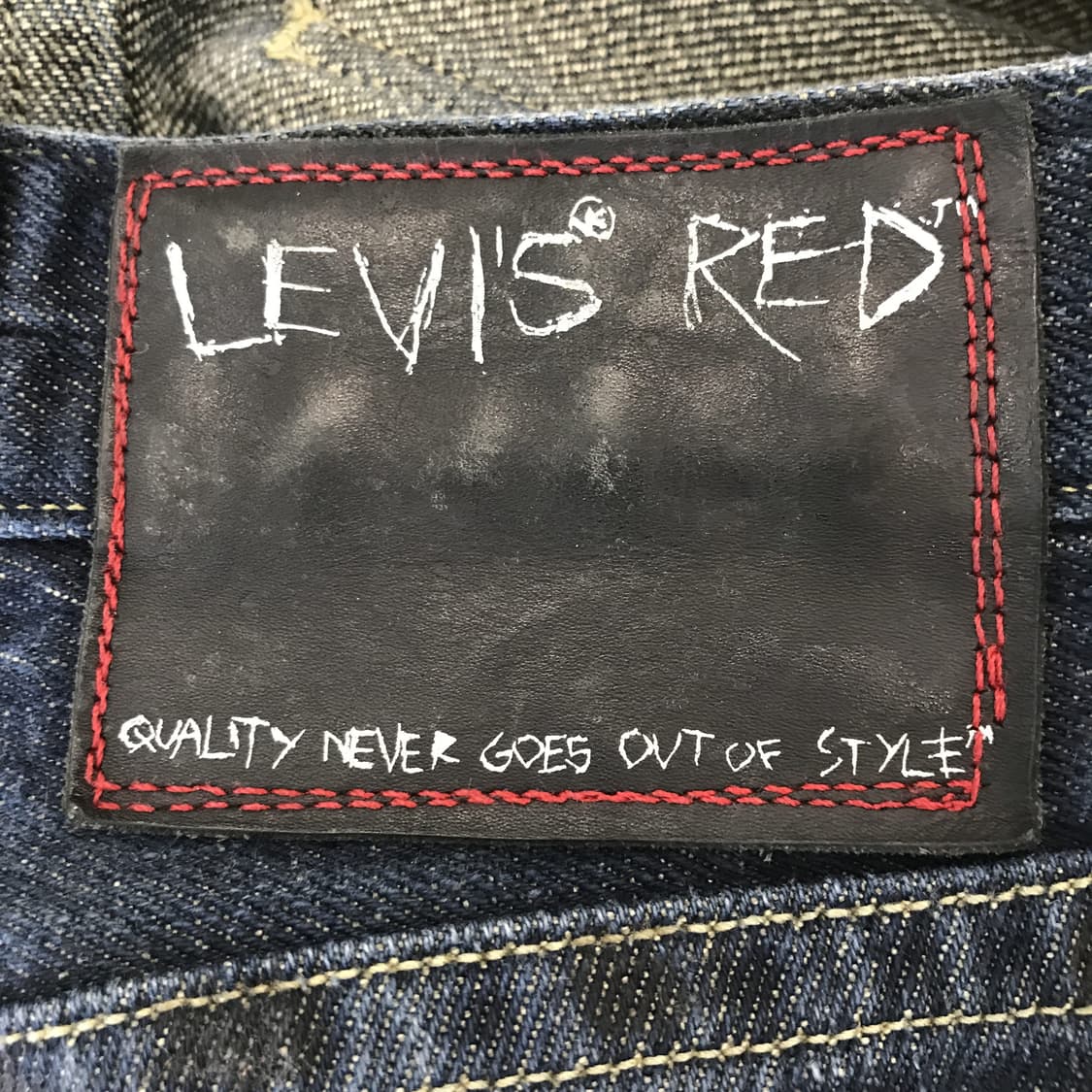 LEVIS RED 04AW 펑크 오일 워싱 데님청바지 [30x32] 상품이미지5