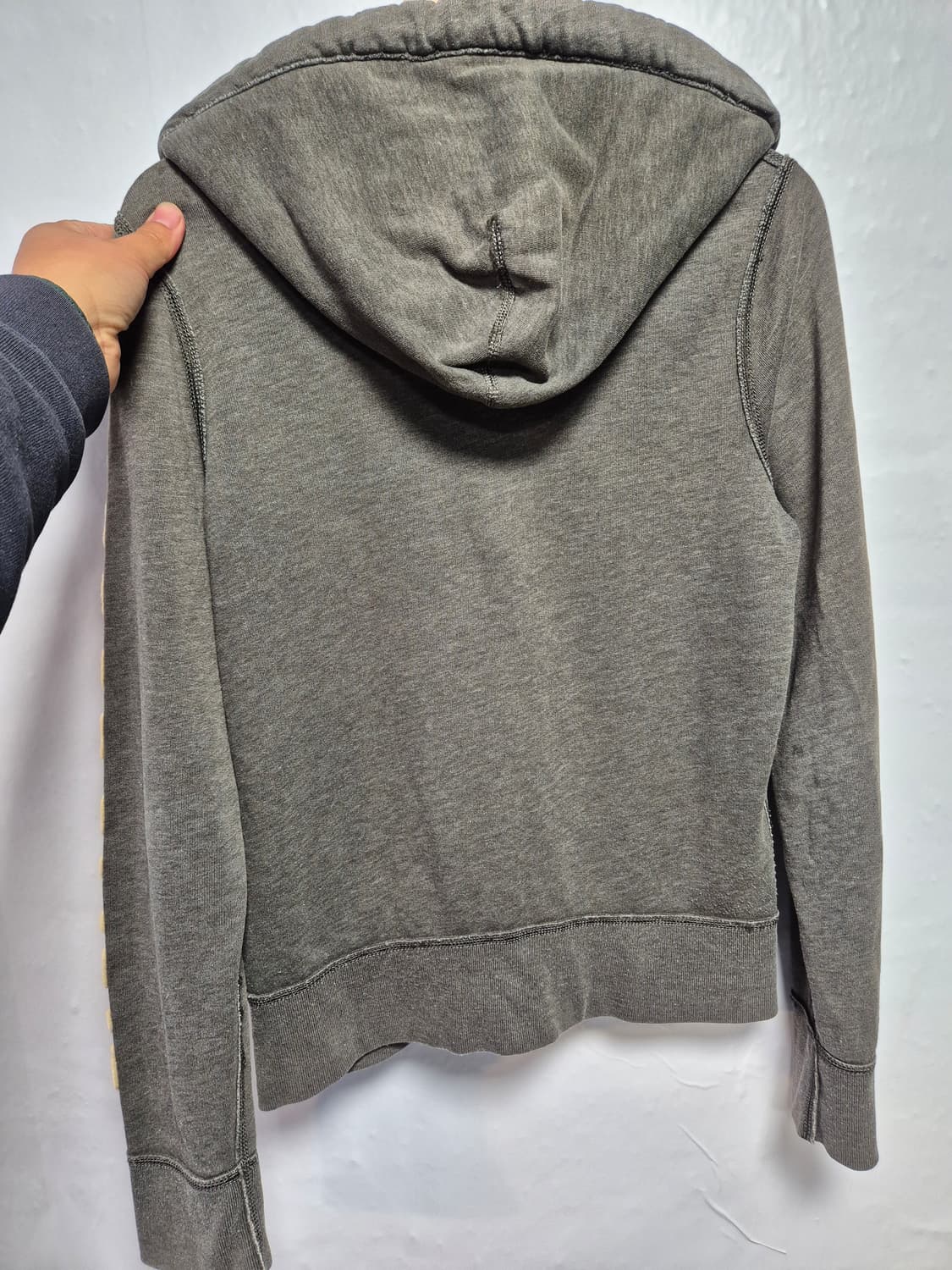 아베크롬비 Y2K 올드스쿨 그레이 후드집업 S사이즈 상품이미지6