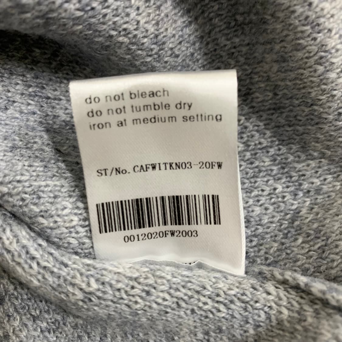 잇터 캐시 블렌디드 울 라운드 니트(L/그레이) 울니트 스웨터 상품이미지7
