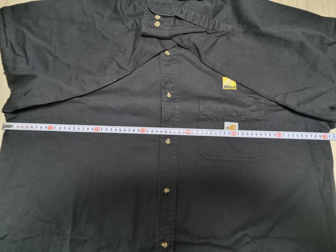 칼하트 코튼 워크셔츠(XXL) 니콘 패치 상품이미지5