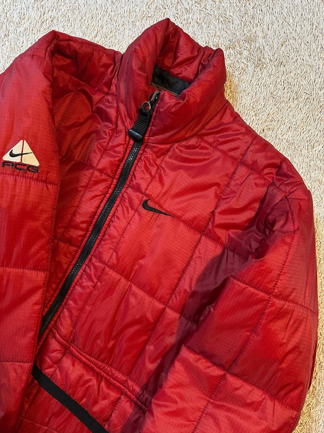 희귀) 00's 나이키 ACG 올드스쿨 프리마로프트 푸퍼 패딩 레드 상품이미지2