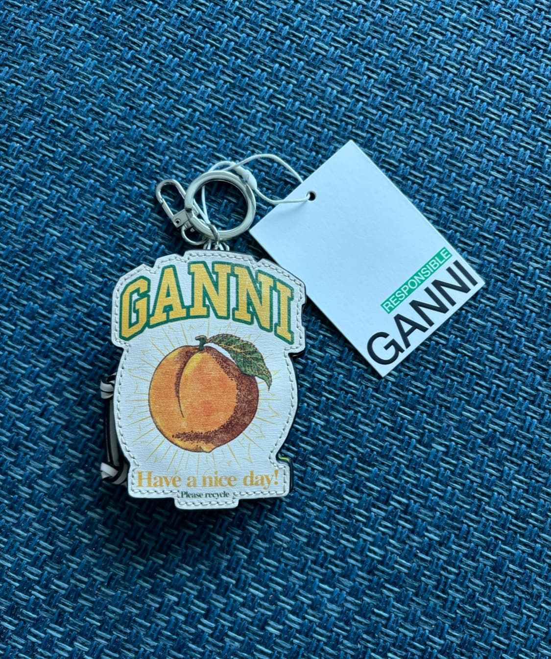 GANNI 로고 키링 동전지갑 상품이미지1