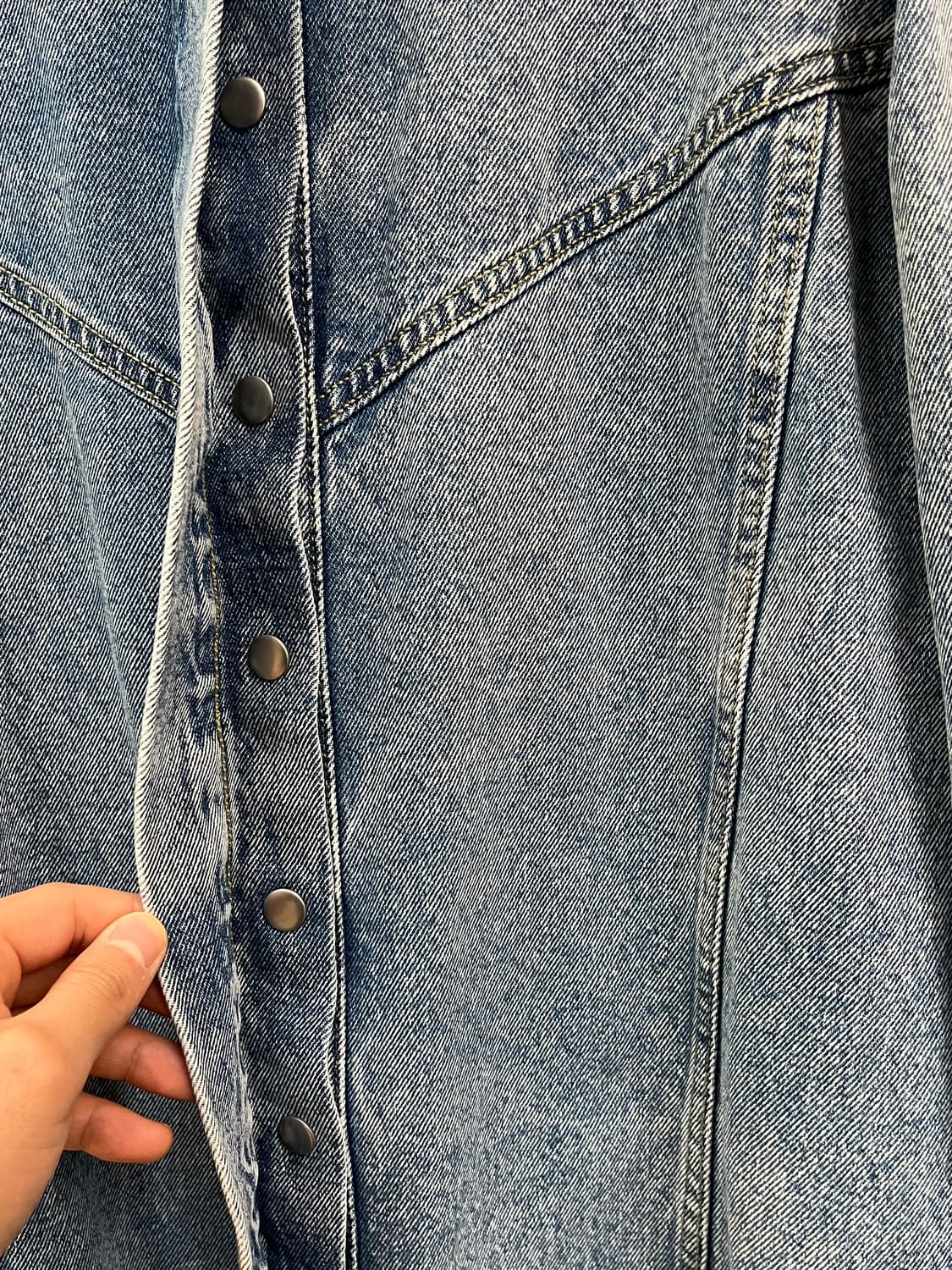 MNG Denim 카라리스 데님자켓 S 상품이미지4