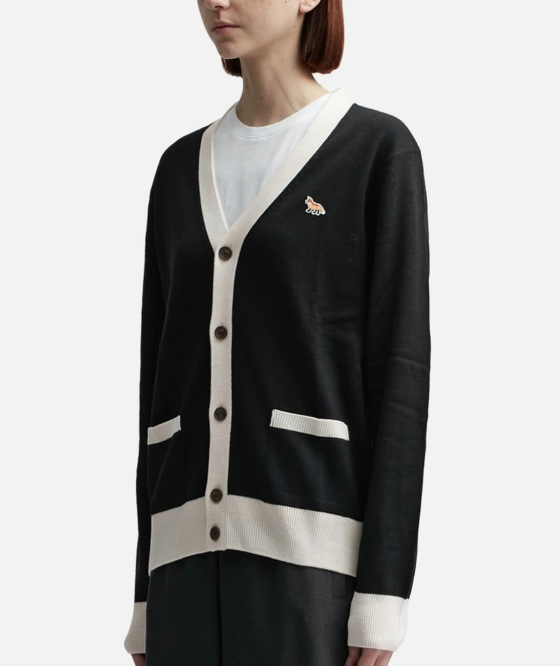 메종 키츠네 베이비 폭스 패치 가디건 xxs 새상품 상품이미지4