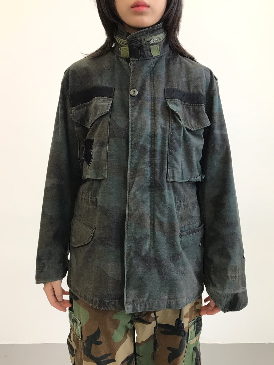Vintage M-65 Style Woodland Field Jacket 상품이미지2