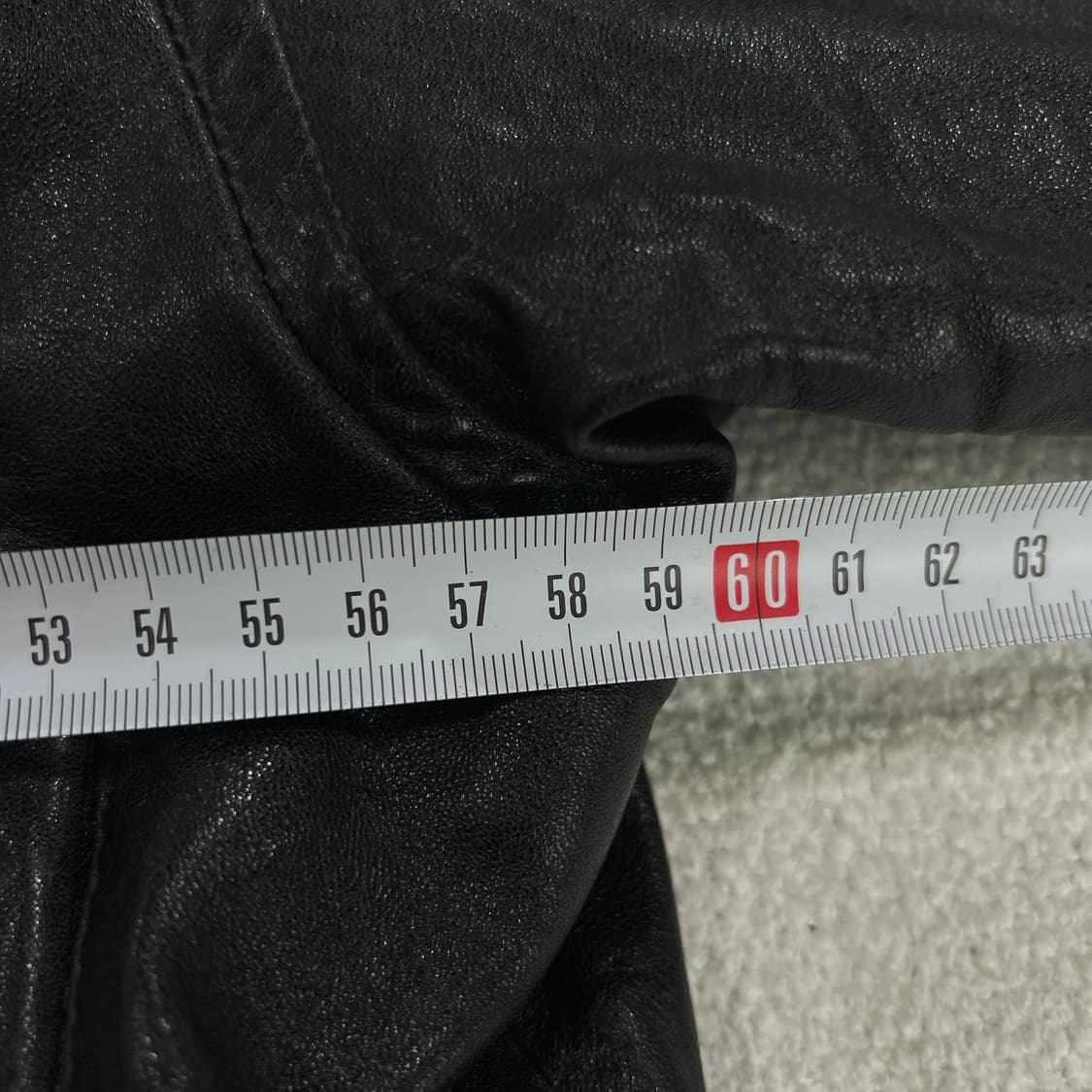 갤럭시 가죽 블랙 봄버 자켓 L 상품이미지5