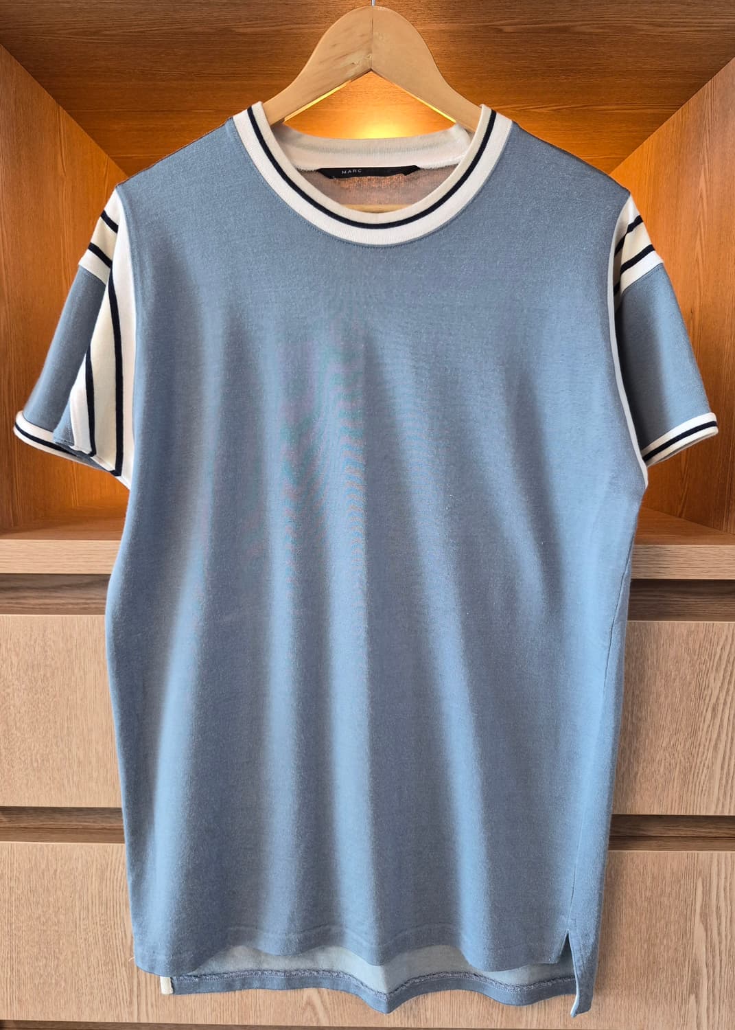00s MARC JACOBS 'Ribbed Trim' Jersey Tee 상품이미지1