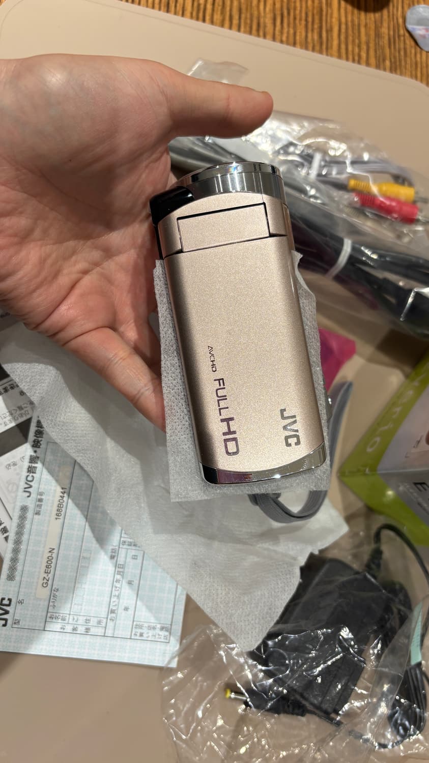 미사용 카리나 JVC GZ-E600 빈티지 캠코더 레트로 감성 영상  상품이미지4