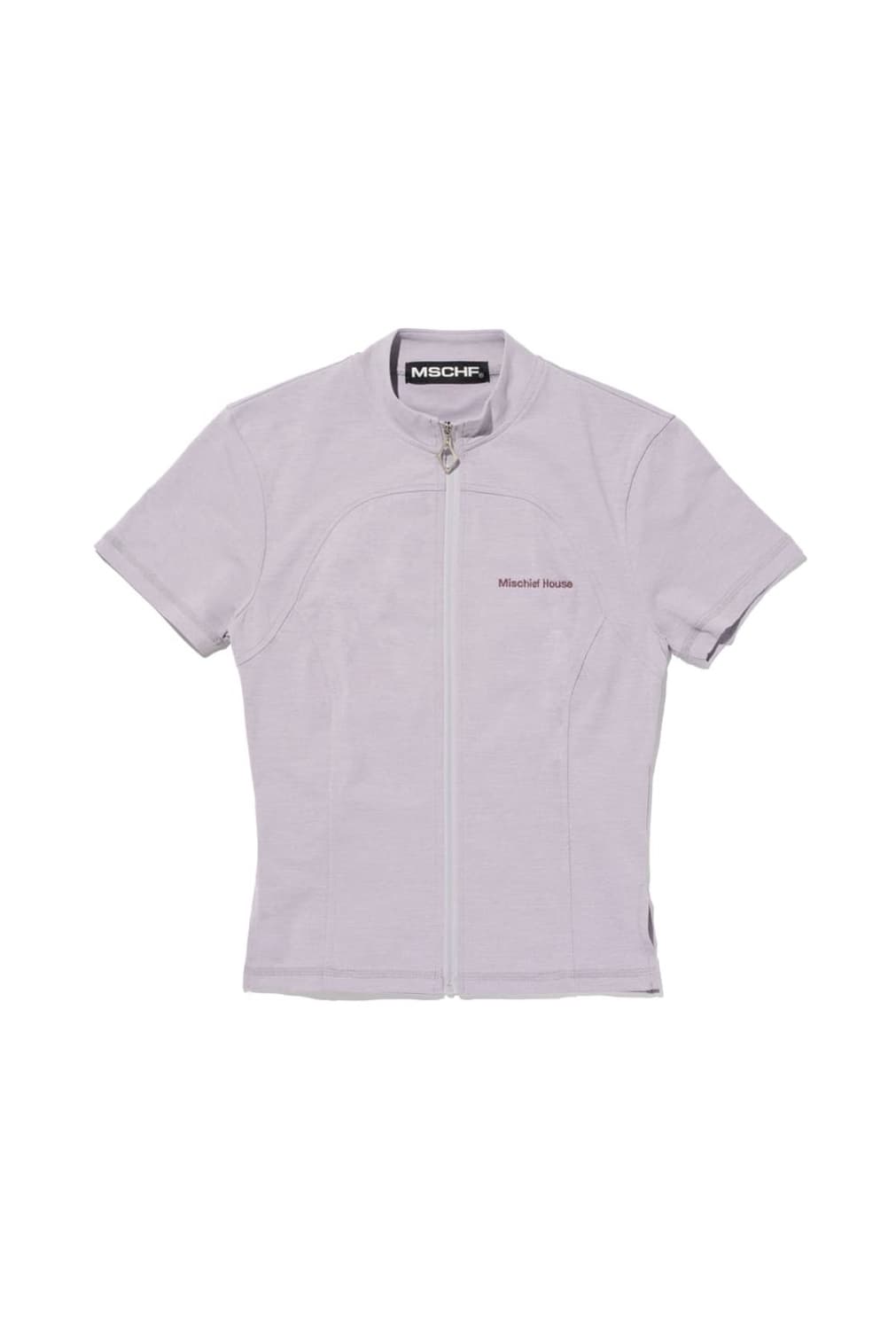 미스치프 mock neck zip up 퍼플그레이 s 상품이미지1