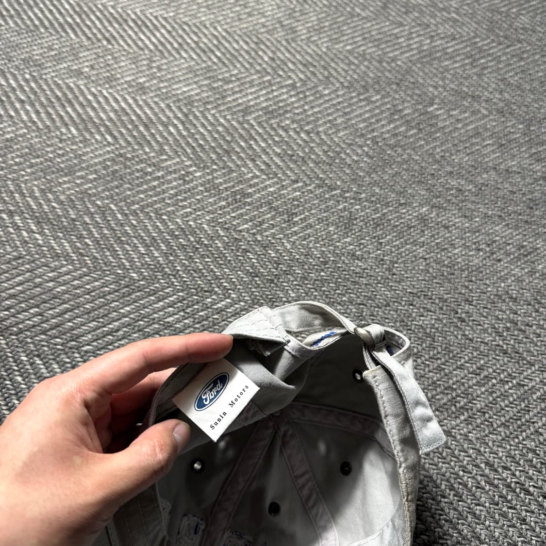 선인 모터스 Ford 포드 스펠아웃 자수 볼캡 모자 OS 상품이미지4