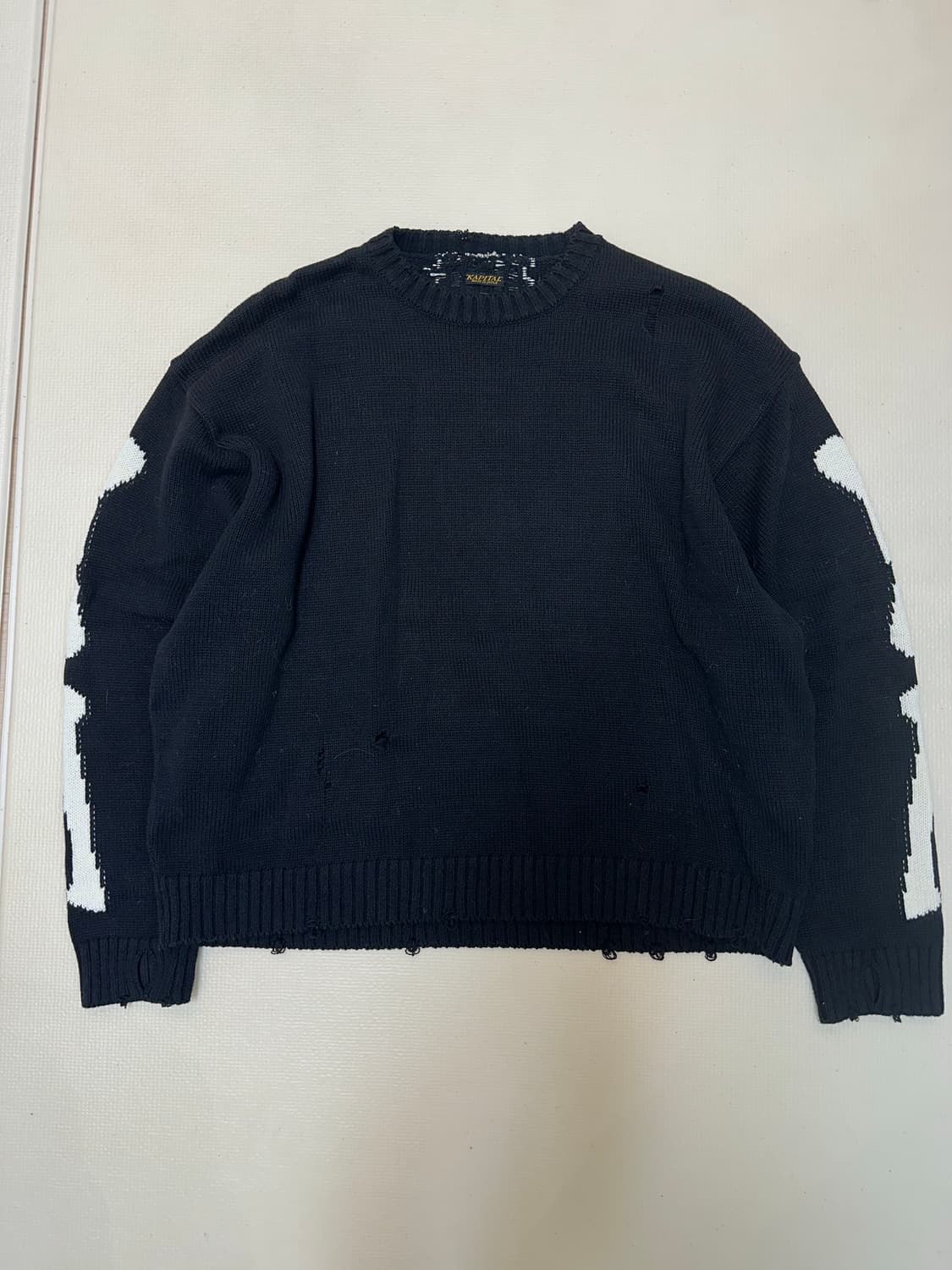 캐피탈 본 니트 블랙 상품이미지6