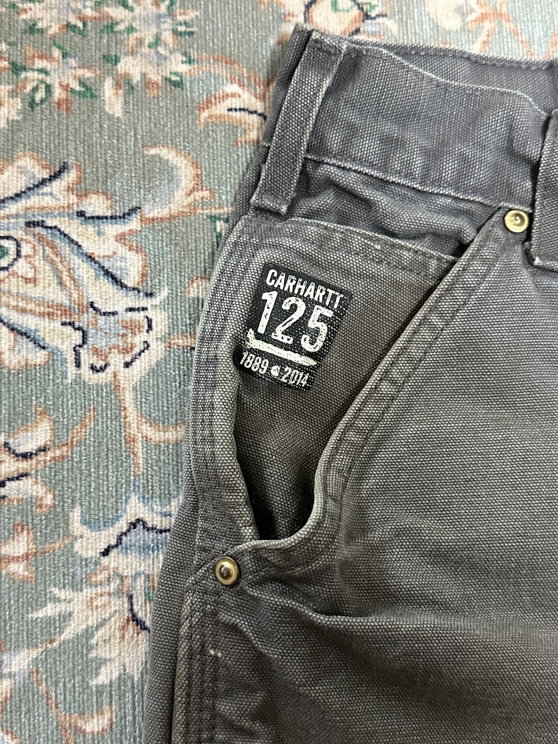 (33)칼하트 더블니 B01 GVL 상품이미지3