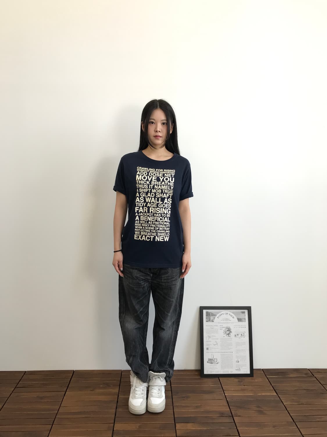 00's Confirm Graphic Typography Tee 상품이미지1
