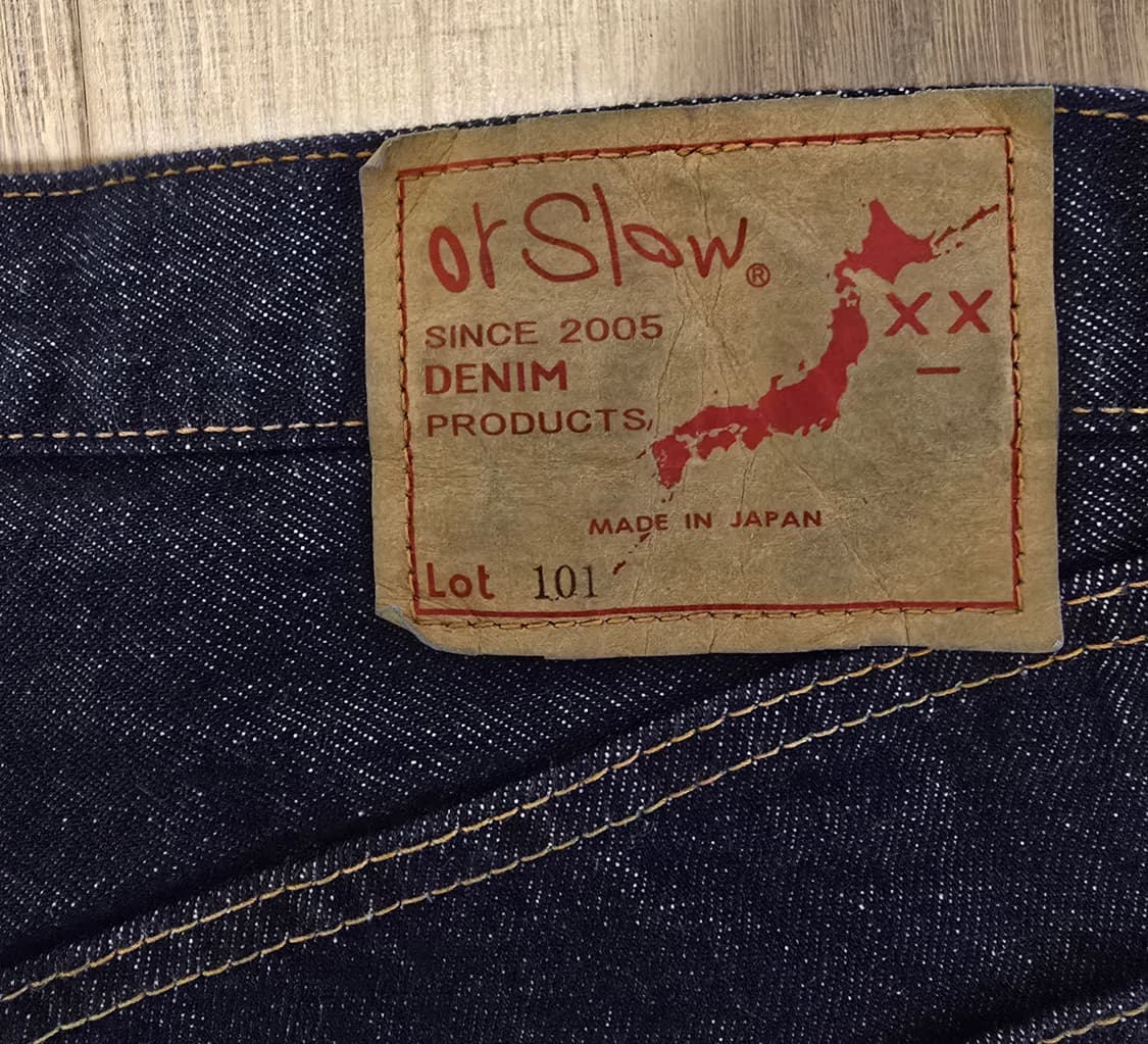 orslow Lot 101 데님 제품입니다
원워시 허리 31 상품이미지5