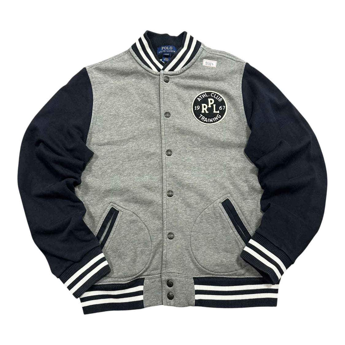 ✨ (바배) 폴로 랄프로렌 브루클린 코튼 바시티 자켓 (14-16) 상품이미지2