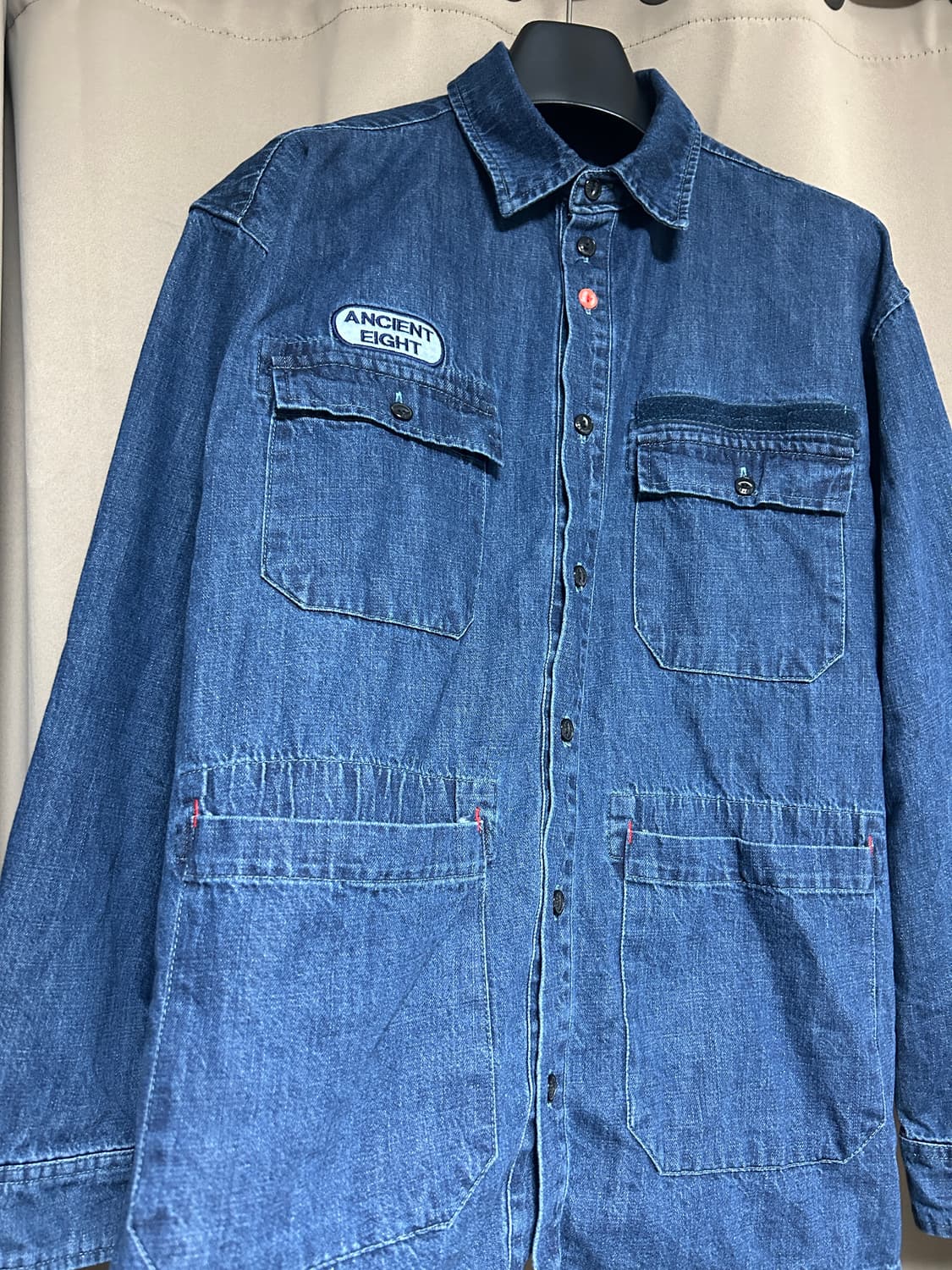 오가프 포인트 데님 셔켓 2 상품이미지2