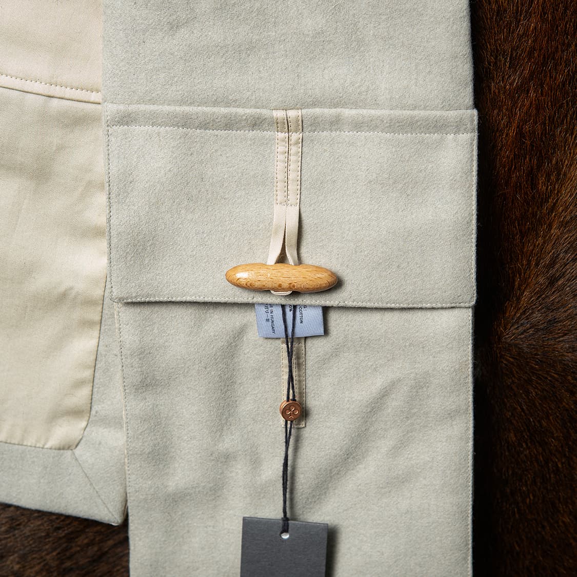 크리스토프 르메르 13FW 머플러 헤이즈 그레이 미사용 신품  상품이미지3