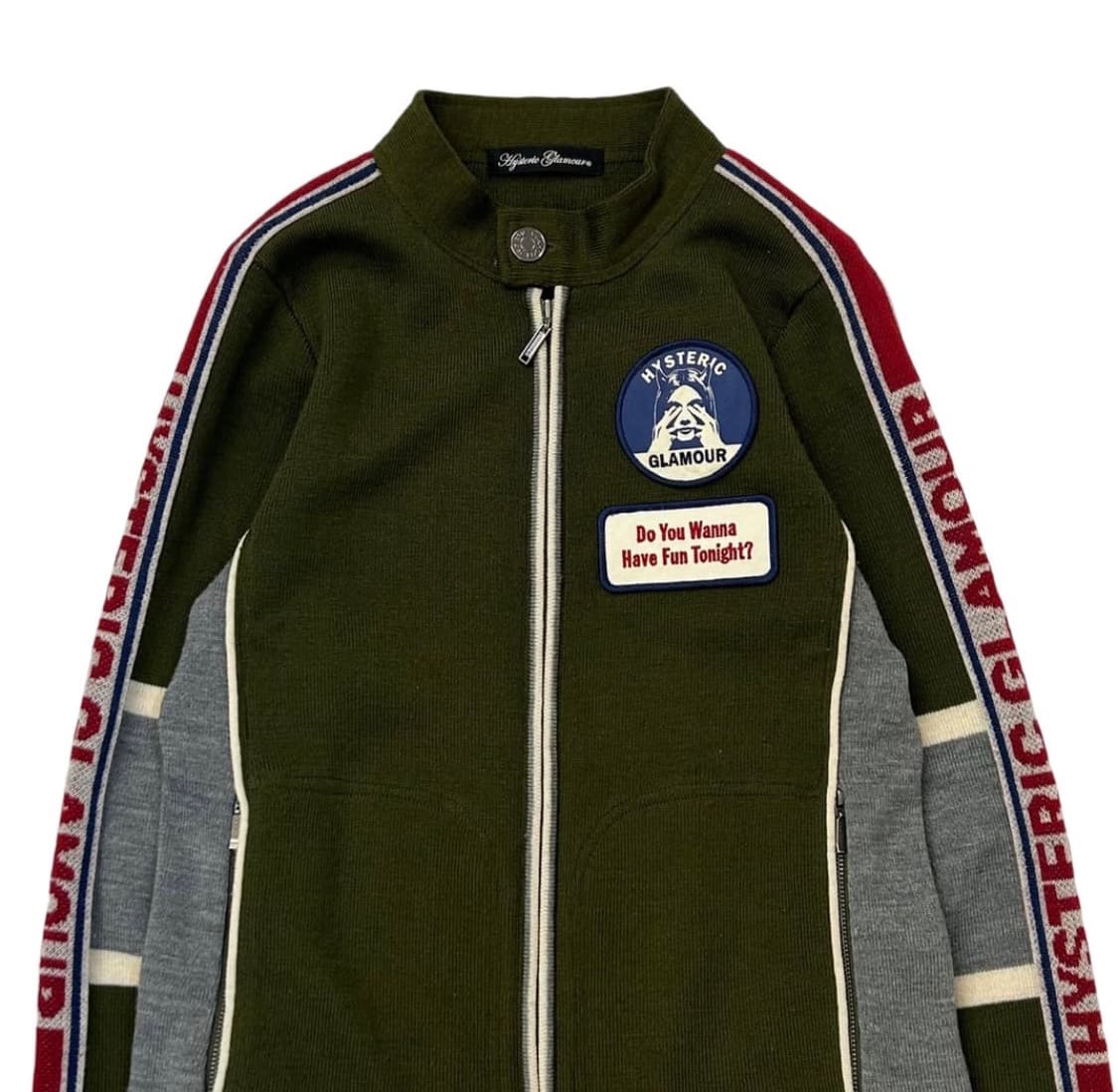 히스테릭글래머 니트 집업 상품이미지2