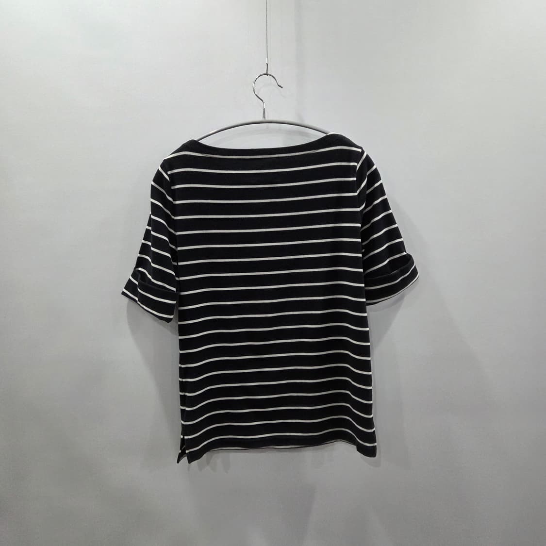 로렌랄프로렌 우먼 보트넥 스트라이프 반팔티 M 상품이미지5