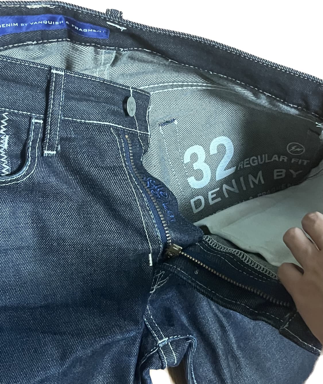 데님바이뱅퀴시 프라그먼트 셀비지 데님 팬츠 상품이미지6