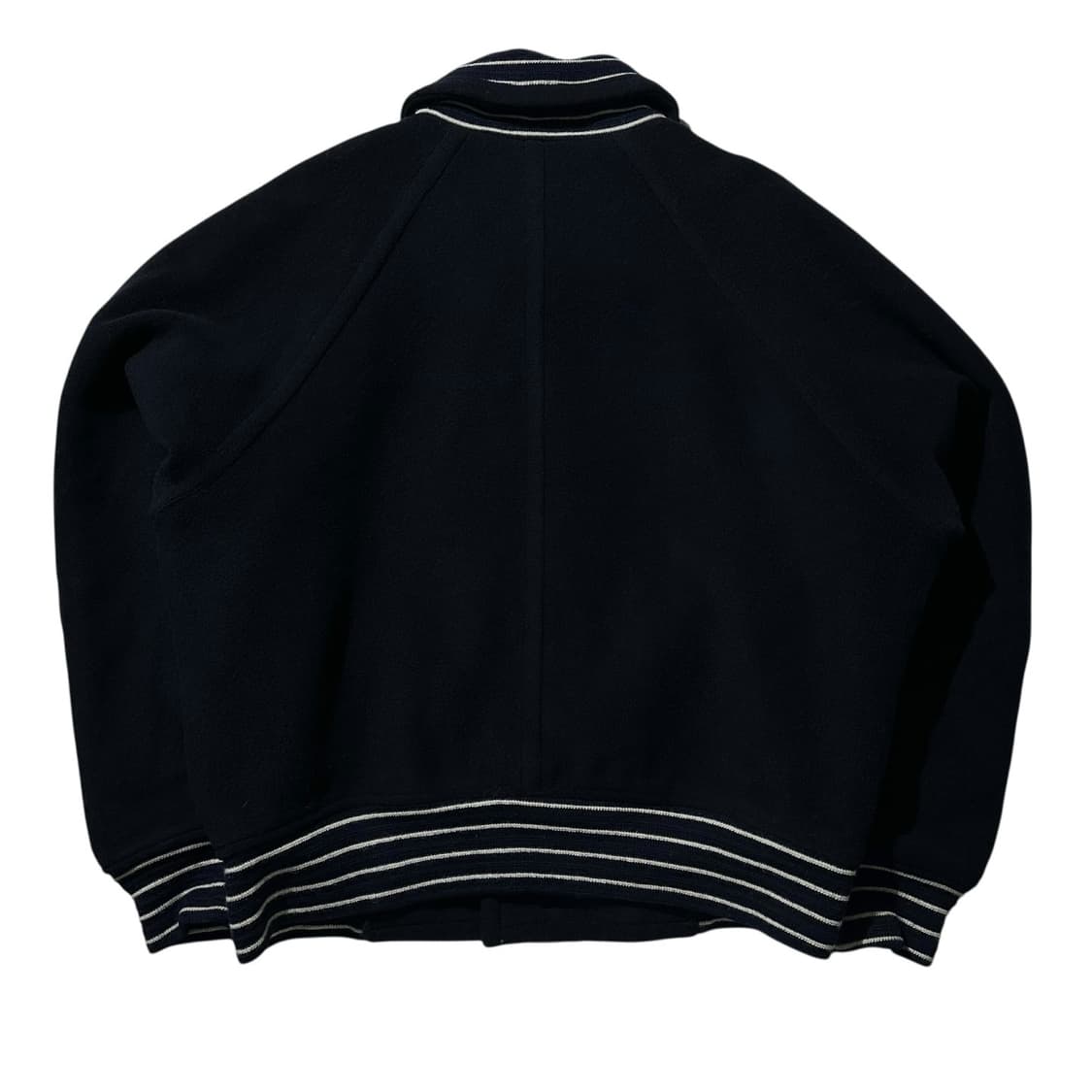 지아니 베르사체 울 숄카라 블루종 자켓 네이비 상품이미지2