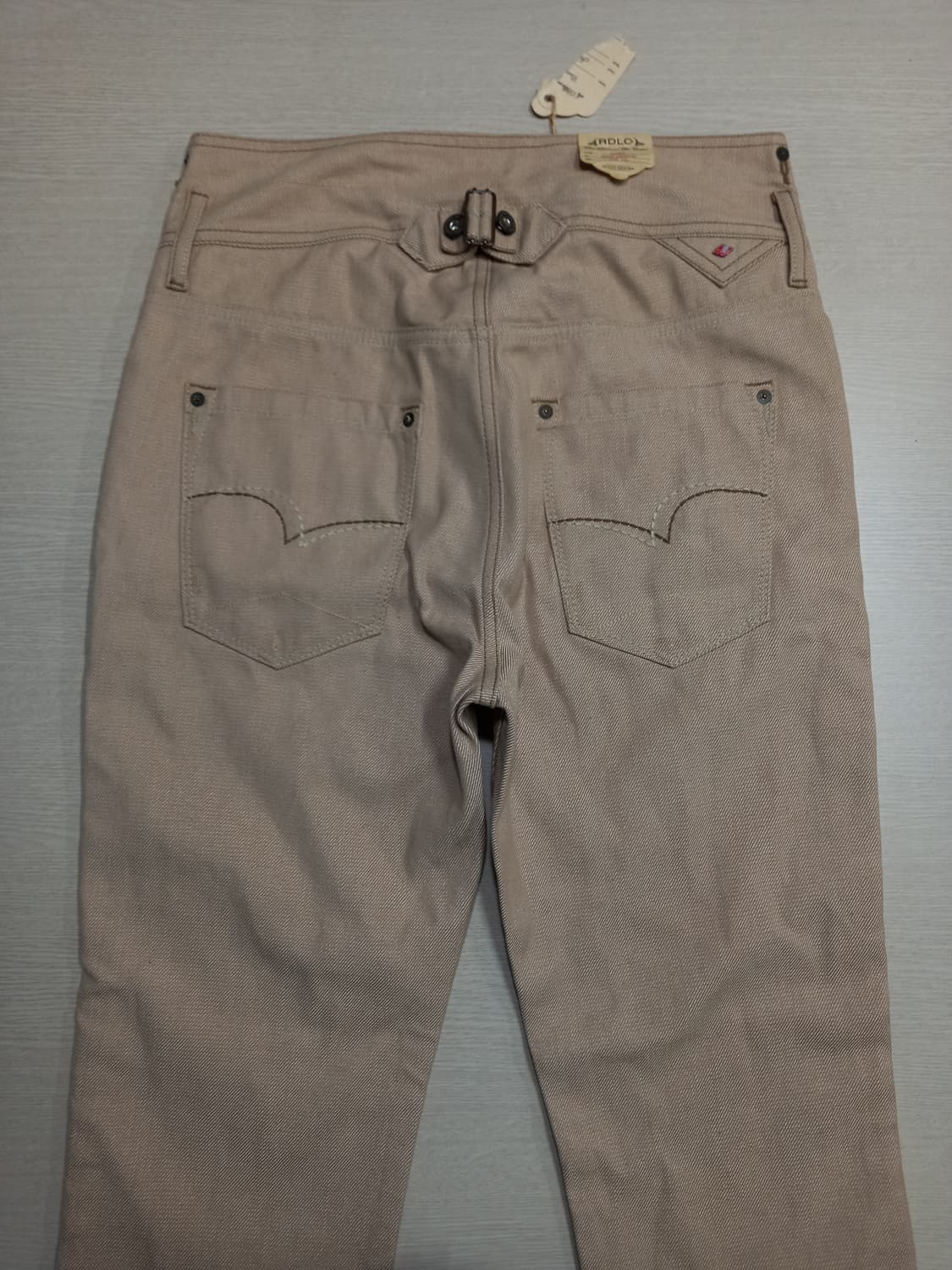 29 새상품 Lee Cooper 하이웨이스트 슬림일자진 베이지29-533 상품이미지4