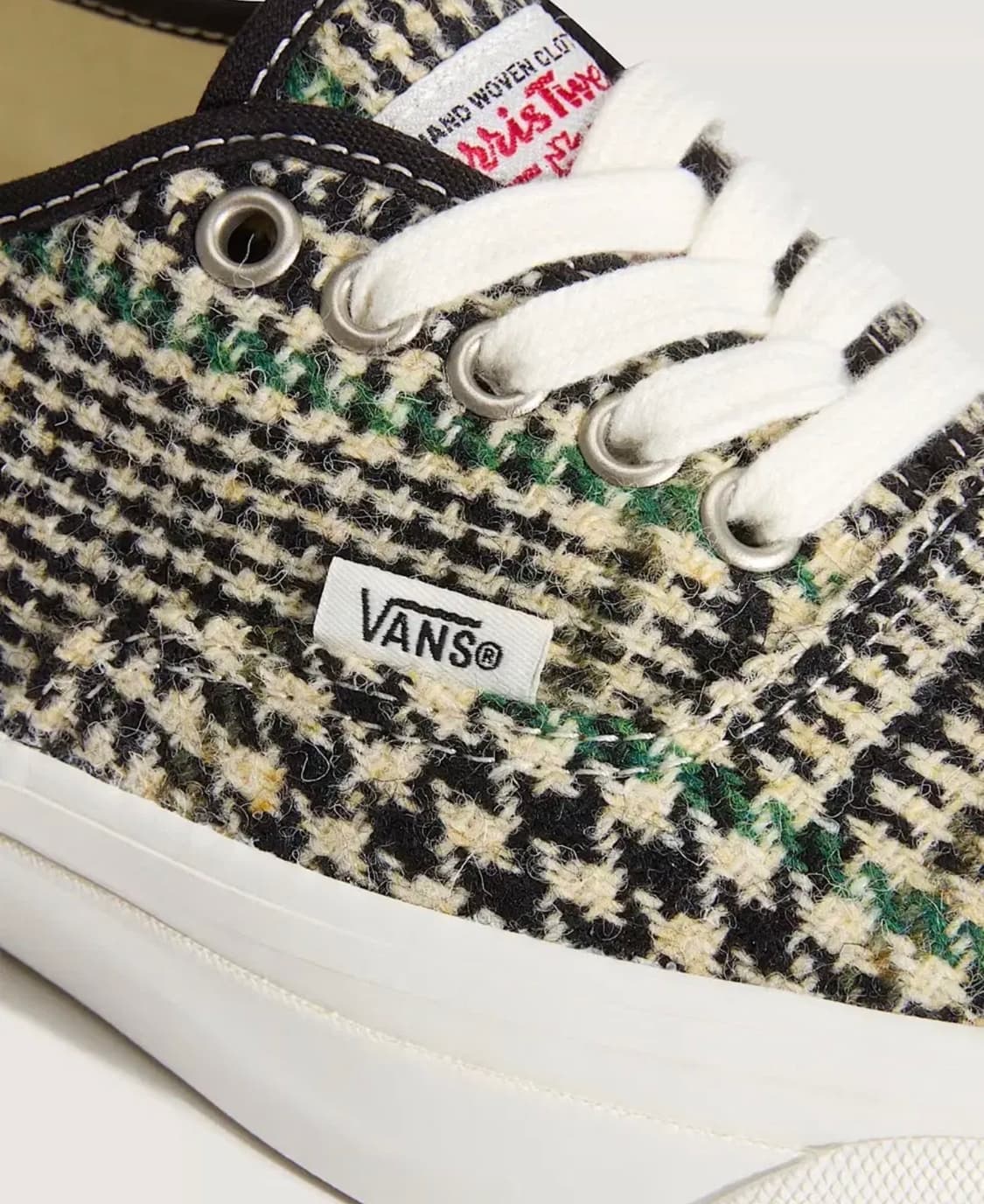 280 반스 해리스 트위드 프리미엄 어센틱 블랙 화이트 상품이미지3