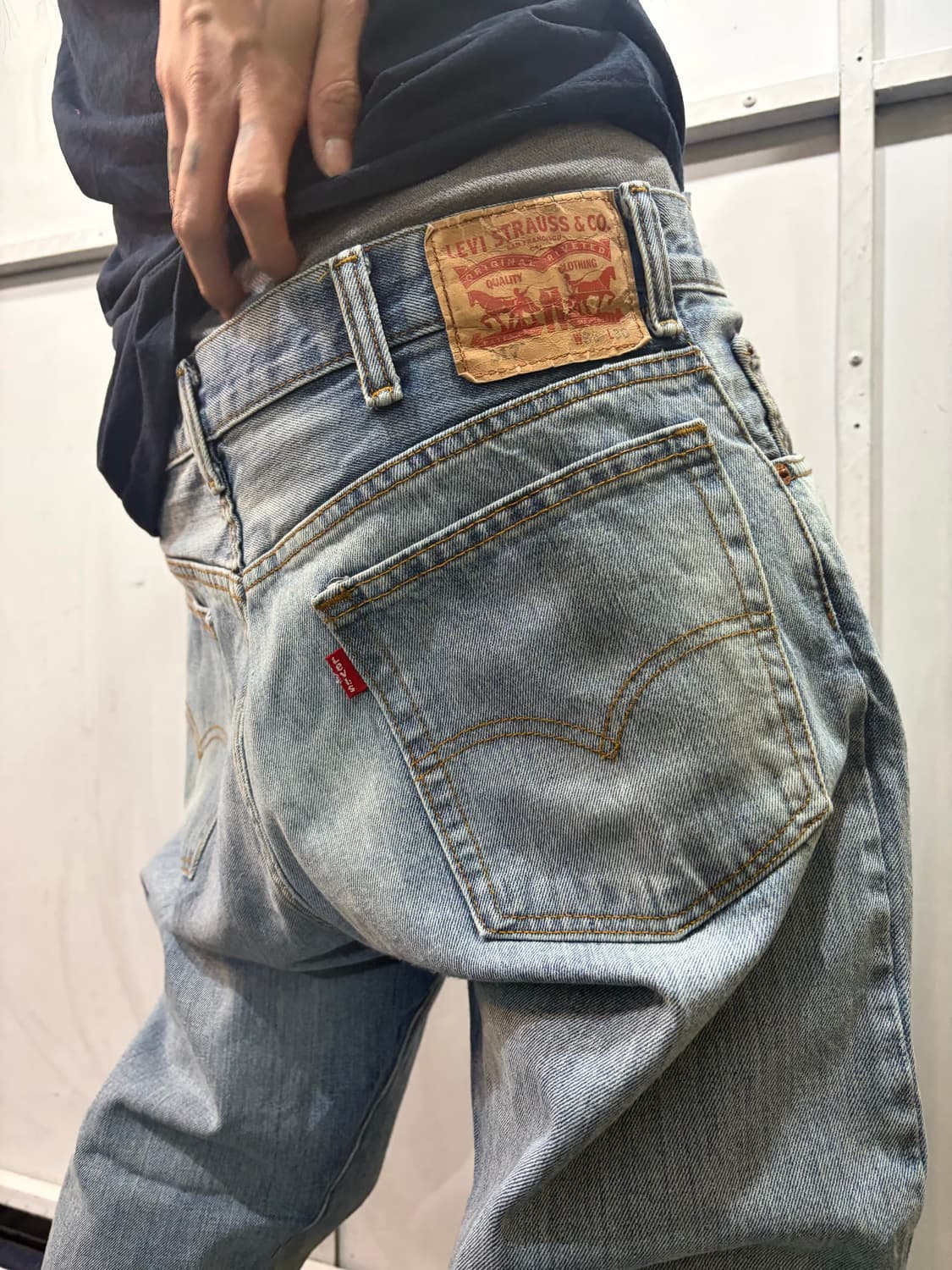90s LEVIS 517 denim boots cut jeans 상품이미지3