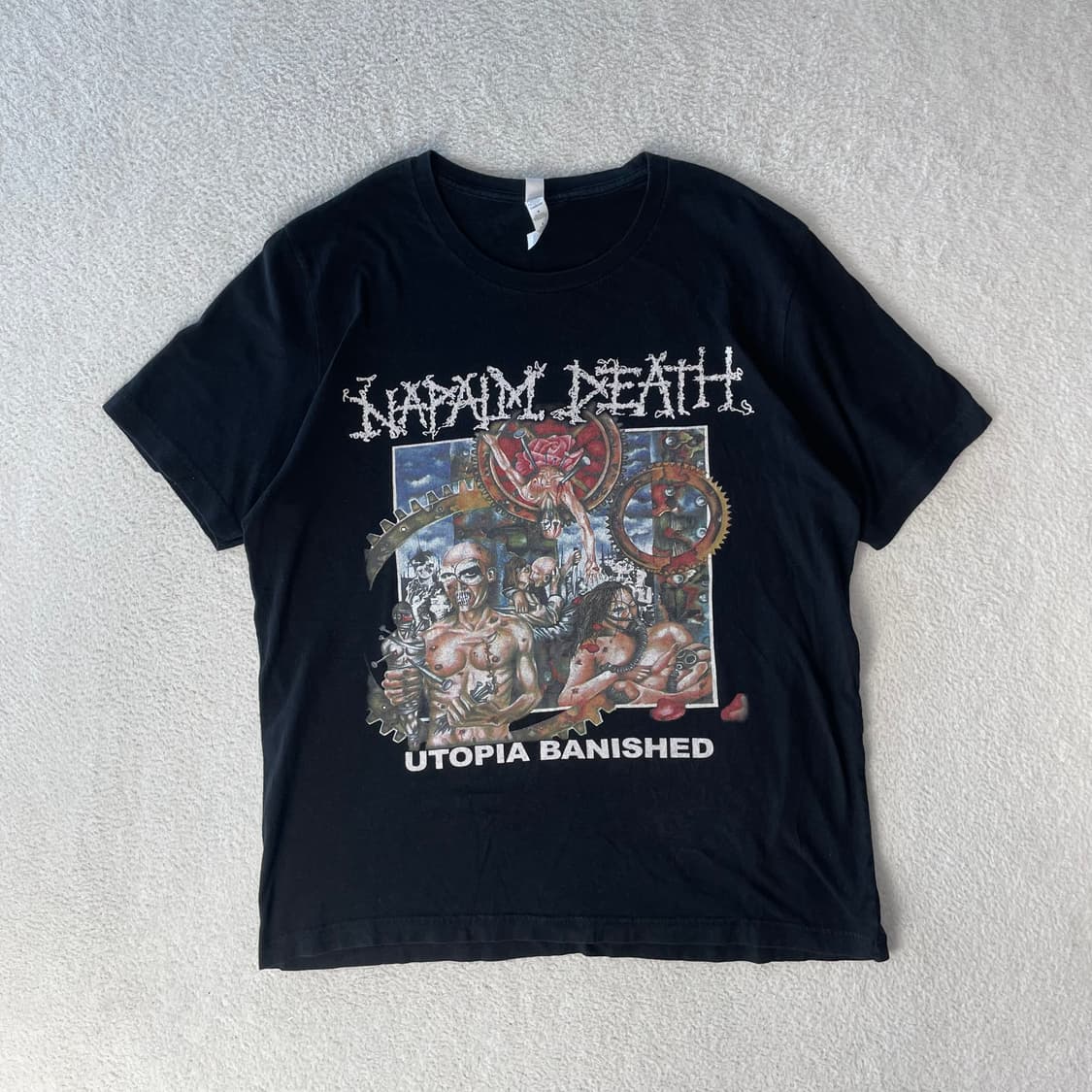 NAPALM DEATH utopia banished 밴드티셔츠 상품이미지1