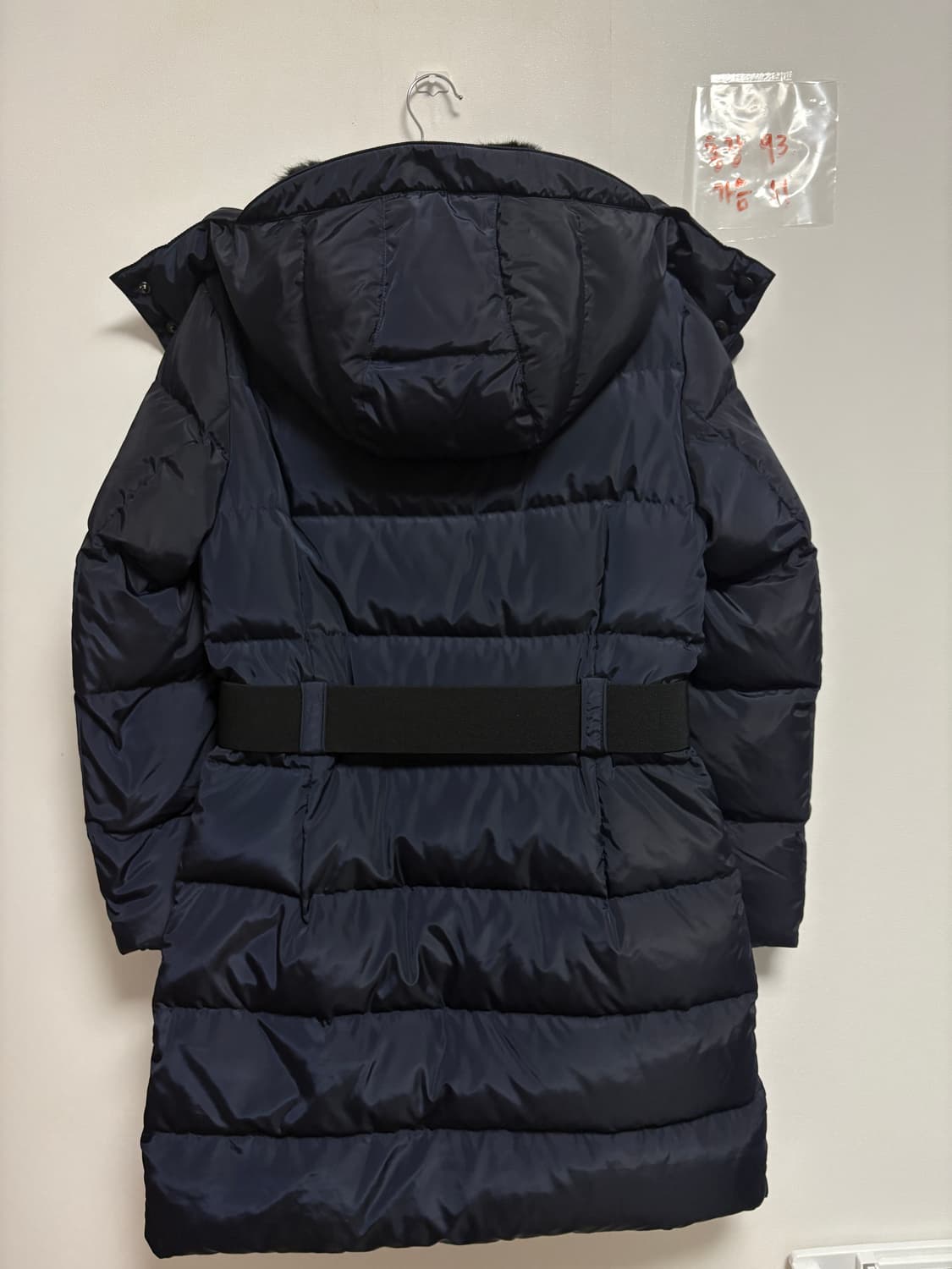 앤드류앤레슬리 구스다운 여성 벨트 패딩코트 L 상품이미지2