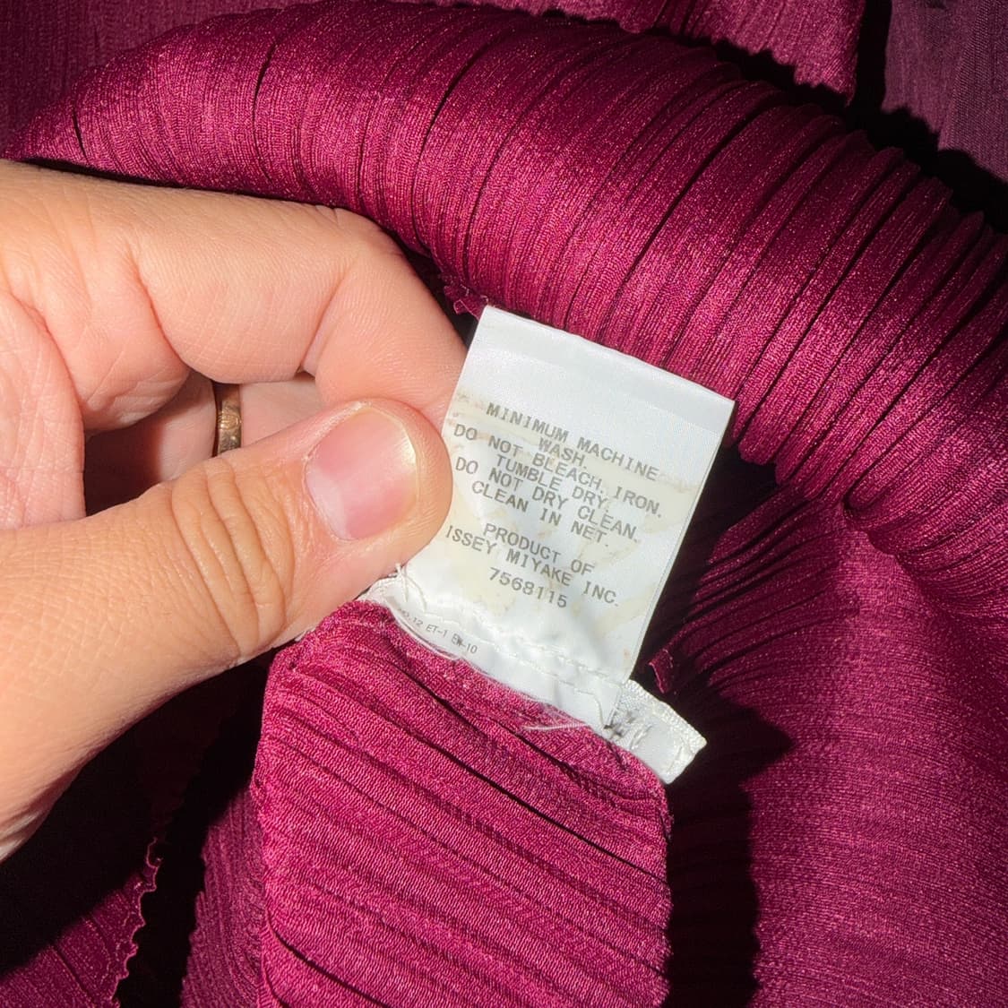 이세이미야케 플리츠플리즈 링컬 롱슬리브 (사이즈3) 상품이미지7