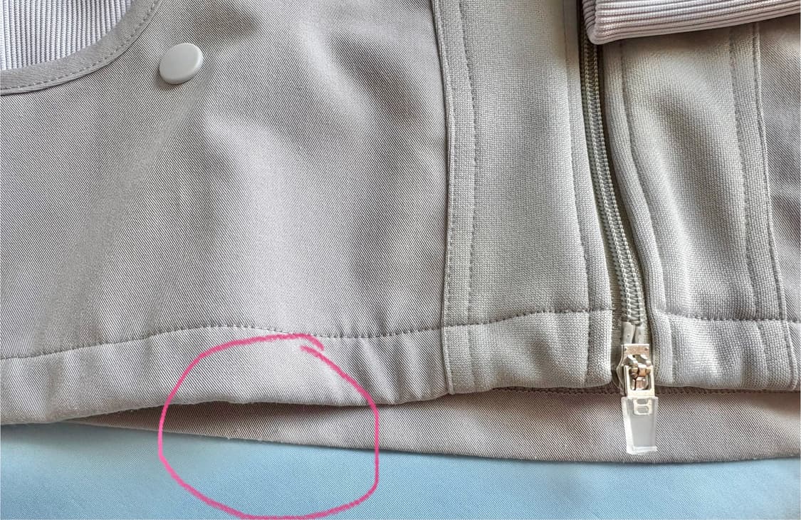 오호스 에폴렛 져지 자켓 그레이 OJOS EPAULET JERSEY 상품이미지4