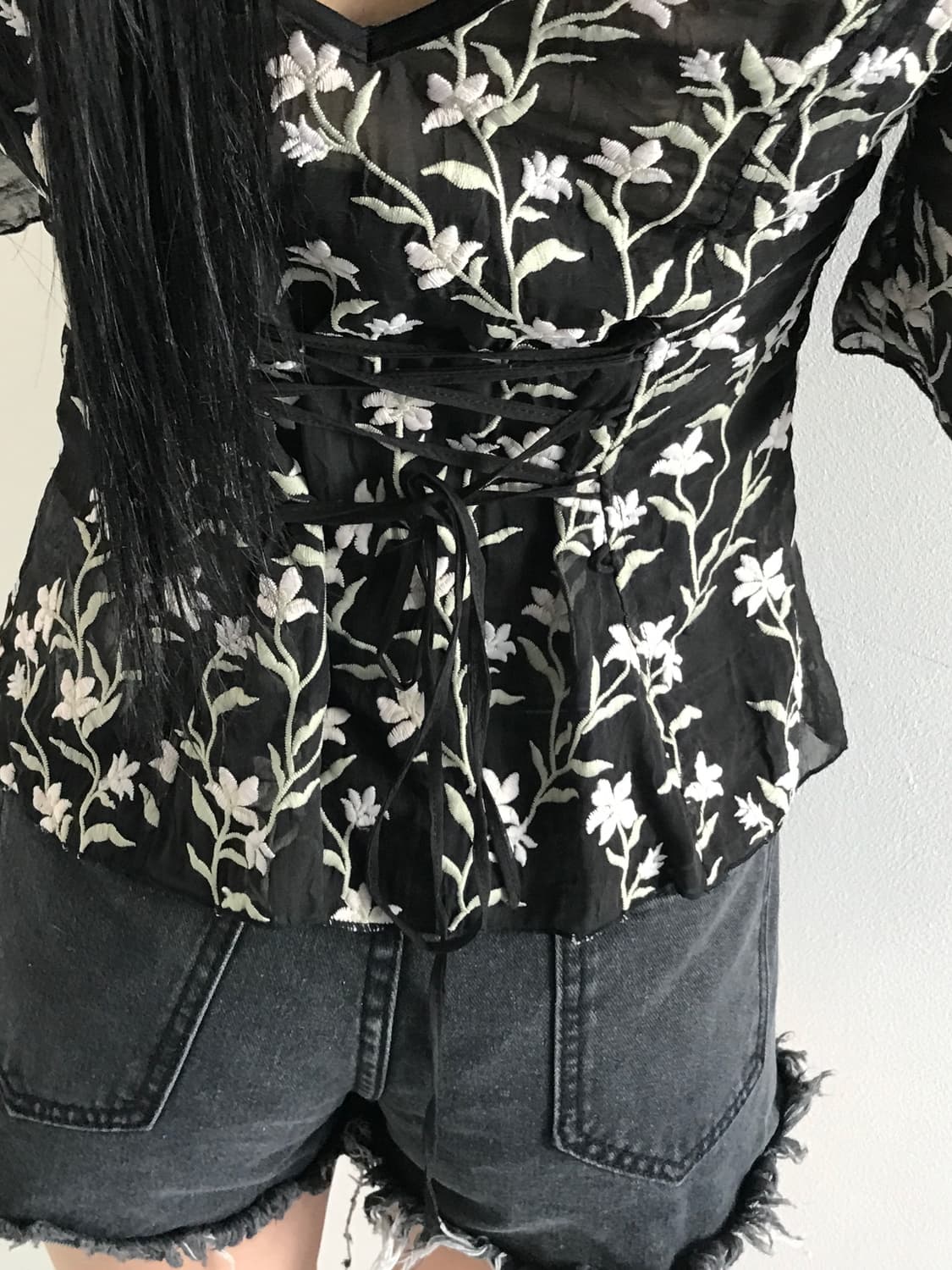 Grey washed 2button short pants 상품이미지8