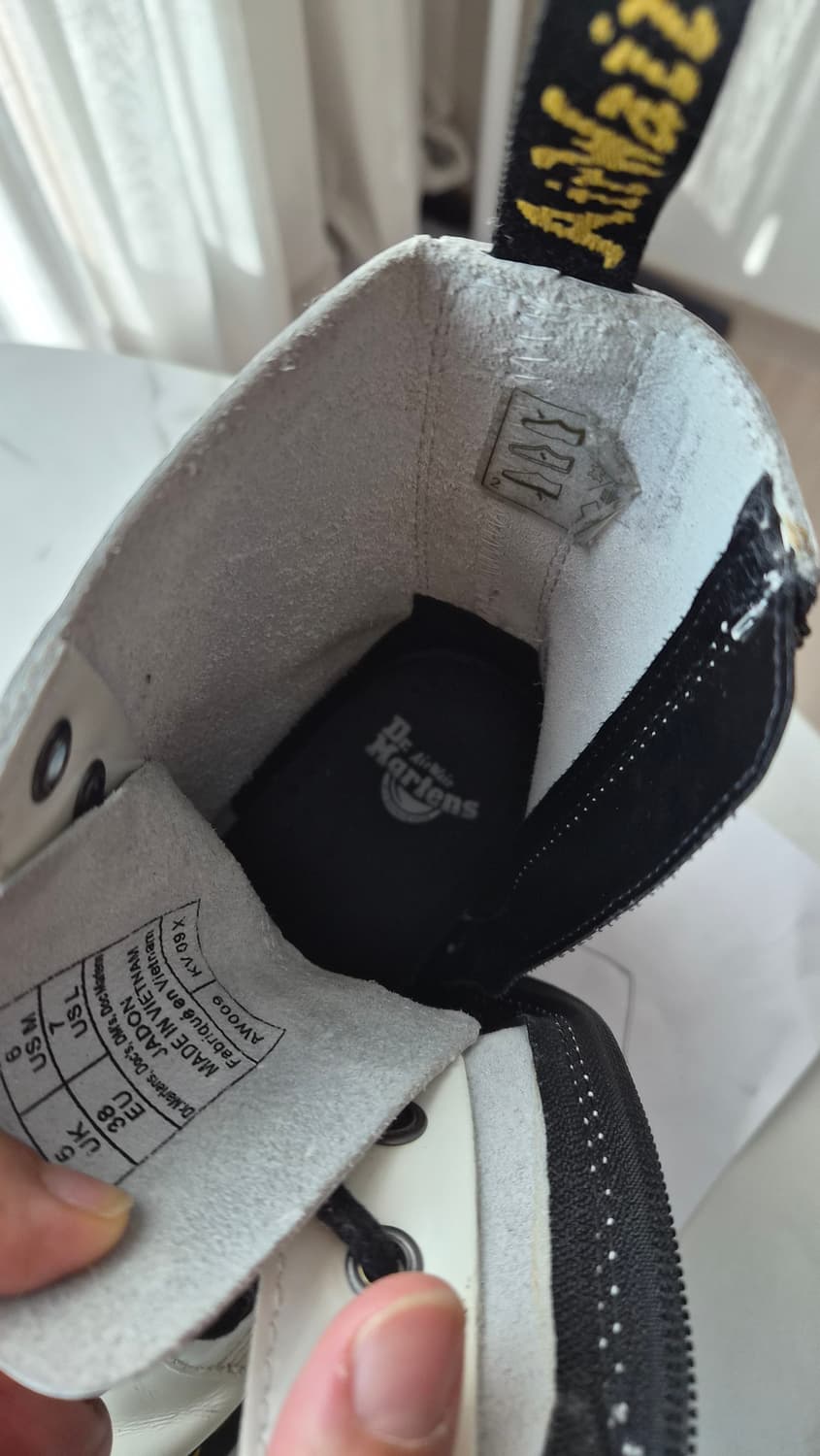 닥터마틴 제이든부츠  화이트 240~45 상품이미지5