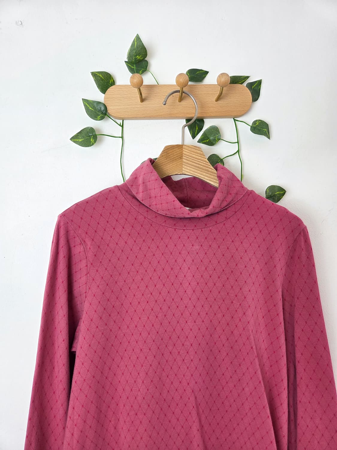 패턴 목폴라 슬리브 상품이미지2