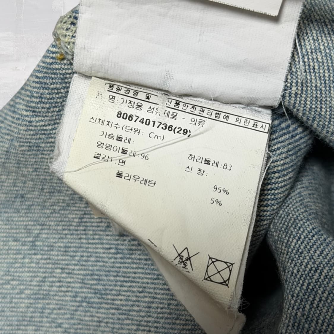 (국문탭)생로랑 15시즌 에디슬리먼 D05 스키니 진 29 상품이미지5