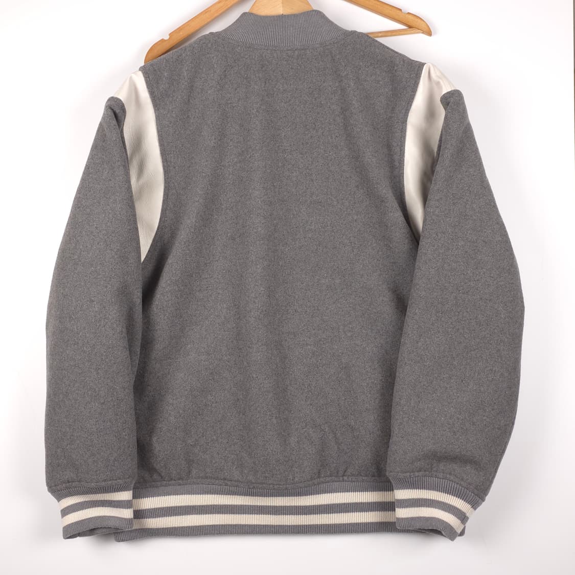 뉴발란스 바시티 자켓 그레이 화이트 (L) 상품이미지7