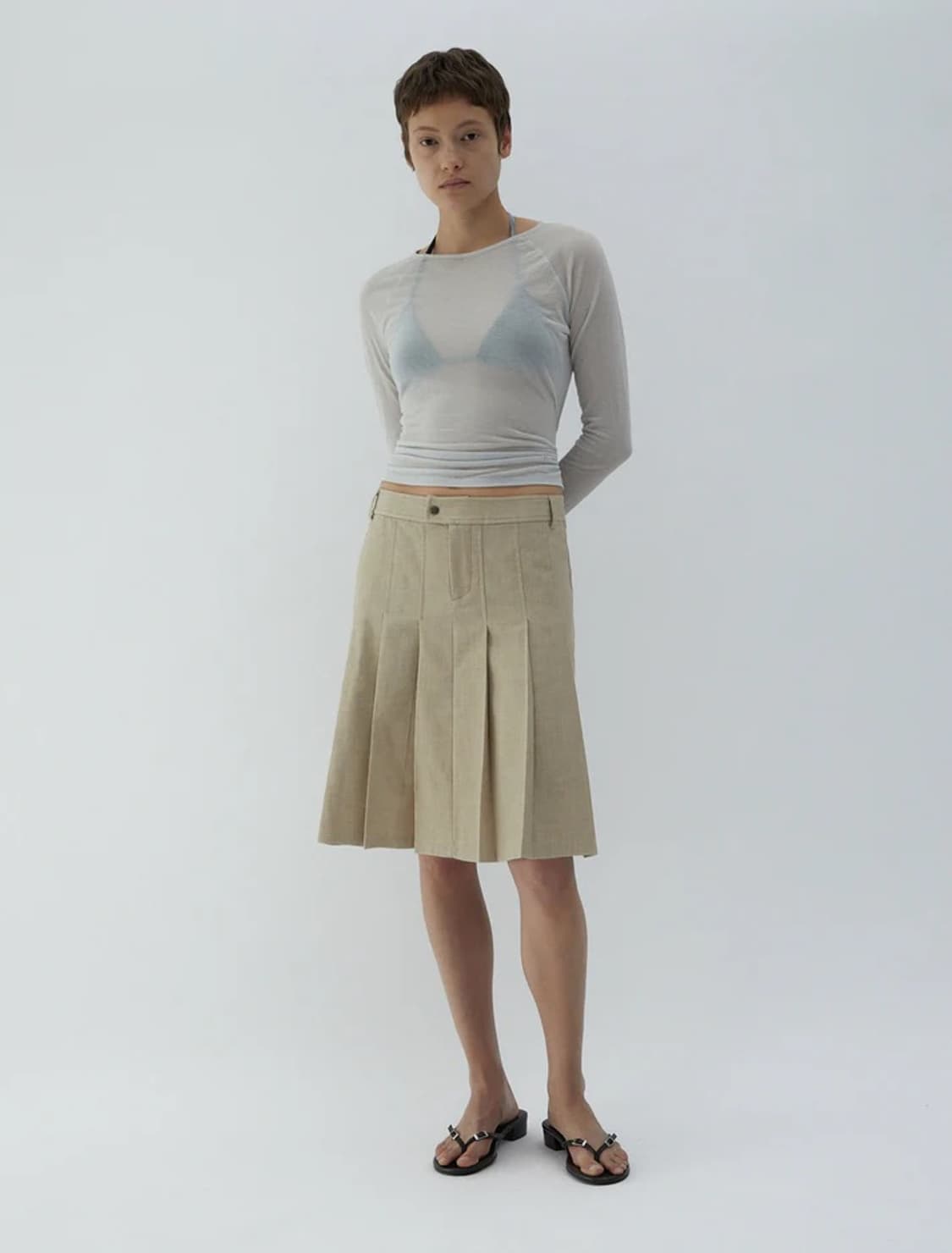 Paloma wool lai pleated skirt 상품이미지1