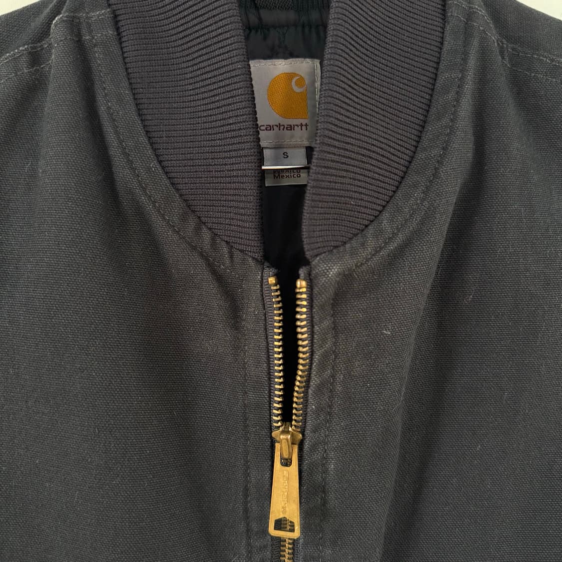 칼하트 Carhartt 오리지널 퀄트 라인드 덕 베스트 블랙 조끼 집업 상품이미지5