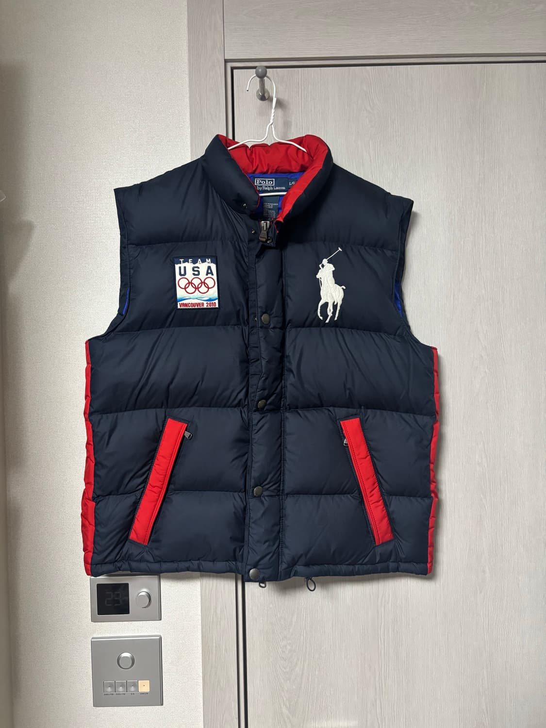 폴로랄프로렌 2010 밴쿠버 올림픽 미국국대 한정판 패딩조끼 상품이미지1