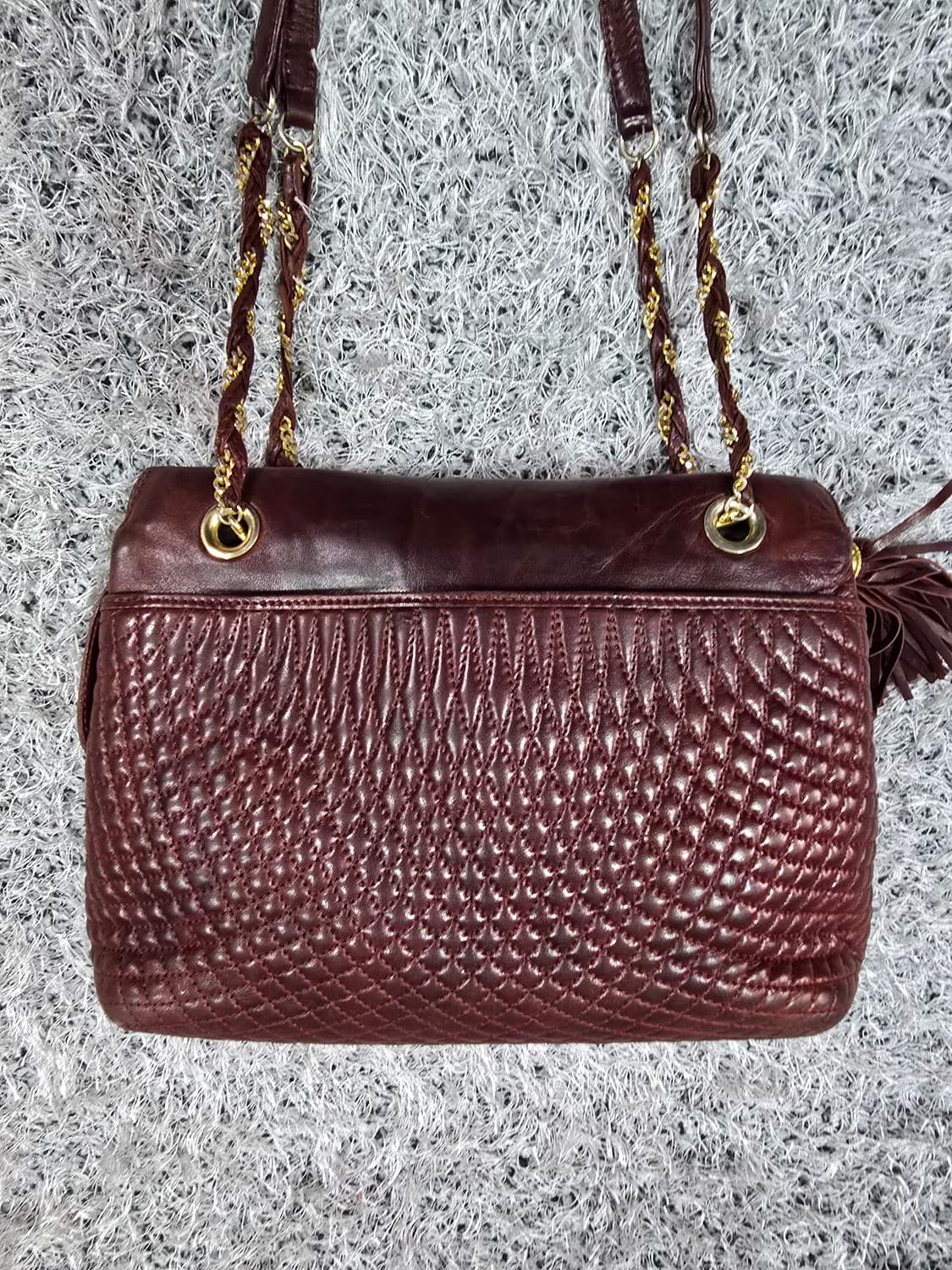 발리 레더 퀼팅 숄더백 상품이미지2