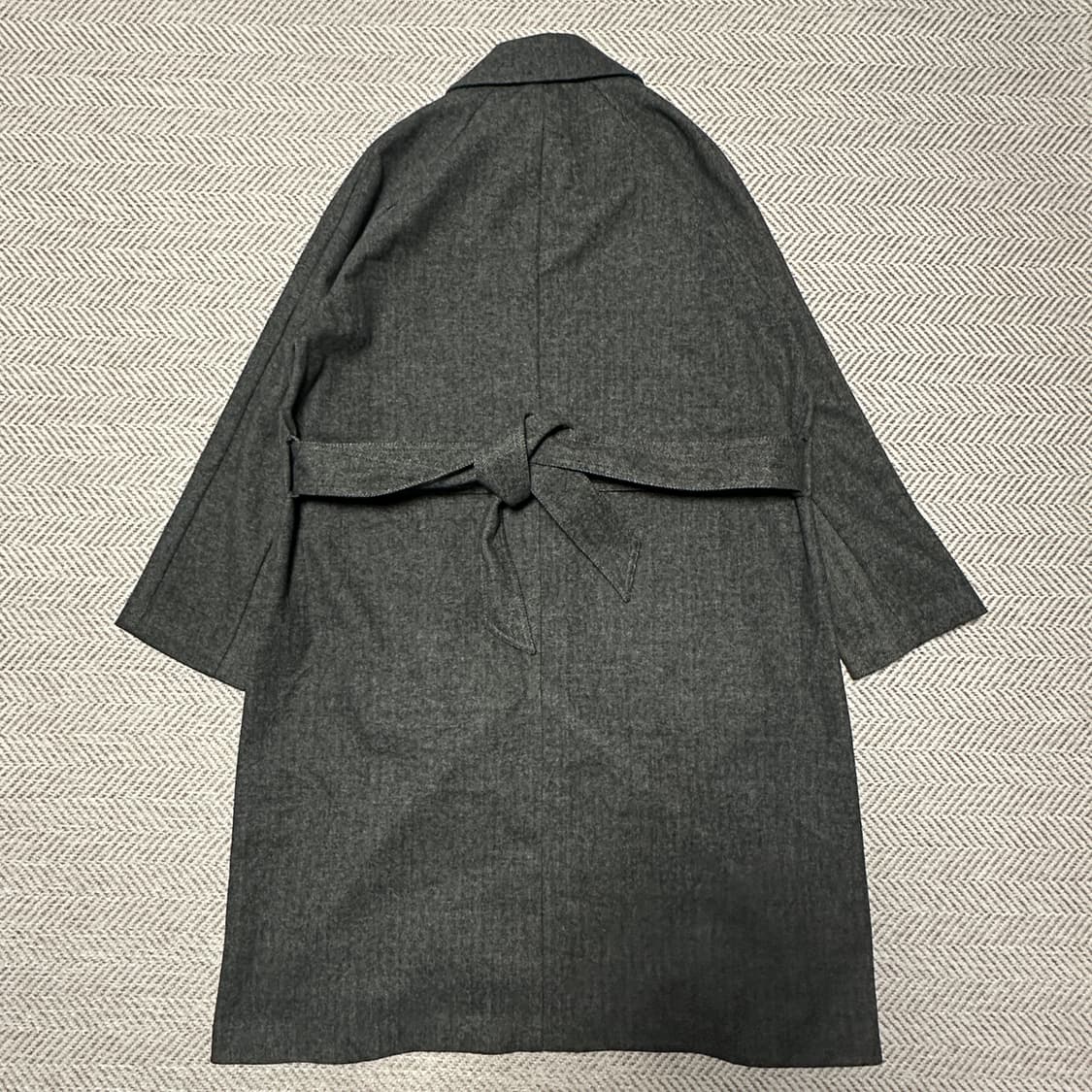 GLOBAL WORK herringbone balmacaan coat 상품이미지2