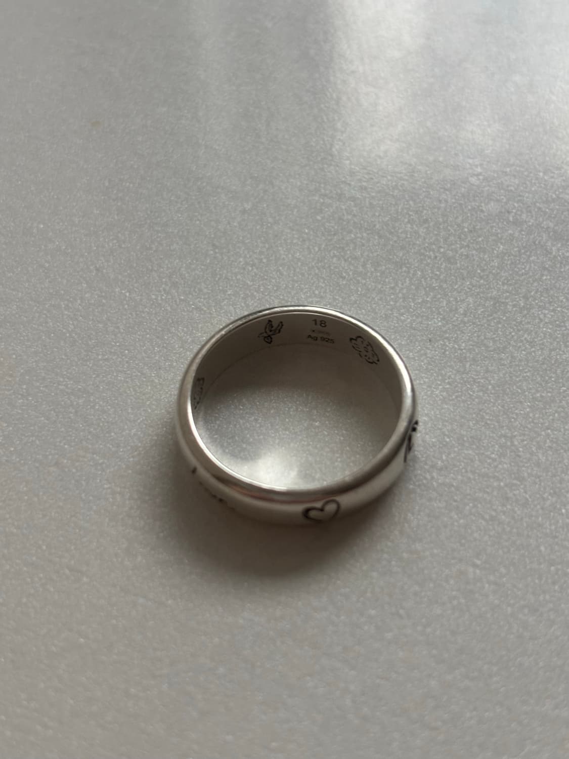 구찌 블라인드포러브 반지 18호 상품이미지2