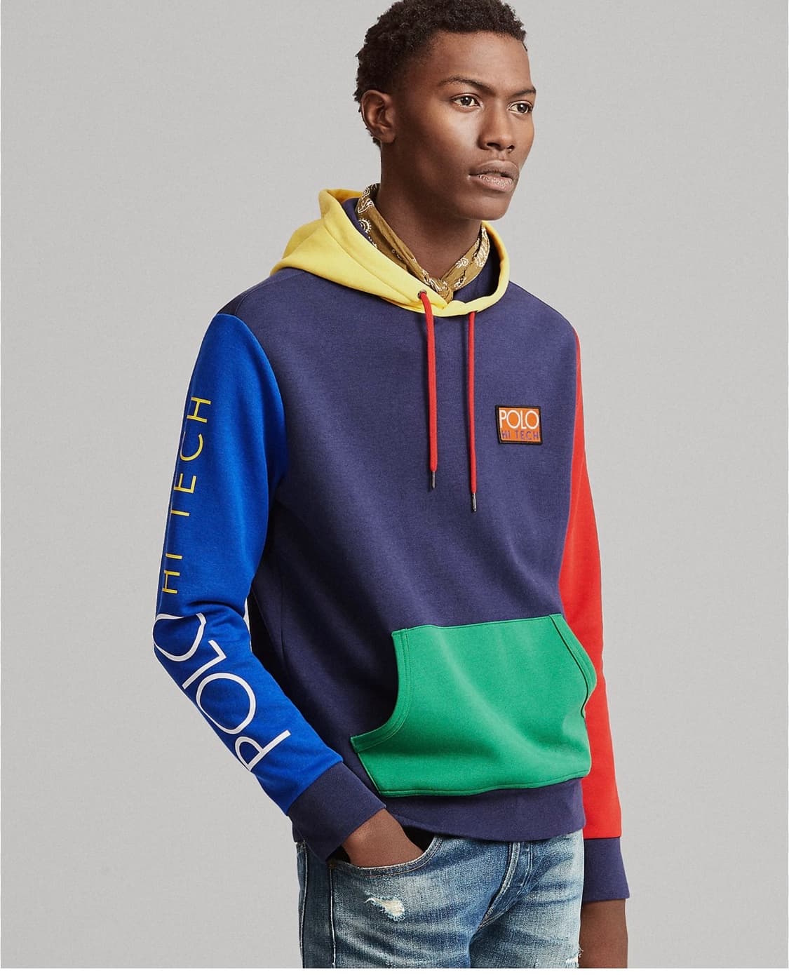 폴로 하이테크 POLO HI TECH 컬러블록 후드 / 2xl 상품이미지2